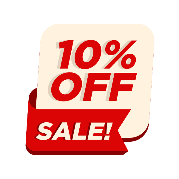 ITEMS 10% OFF