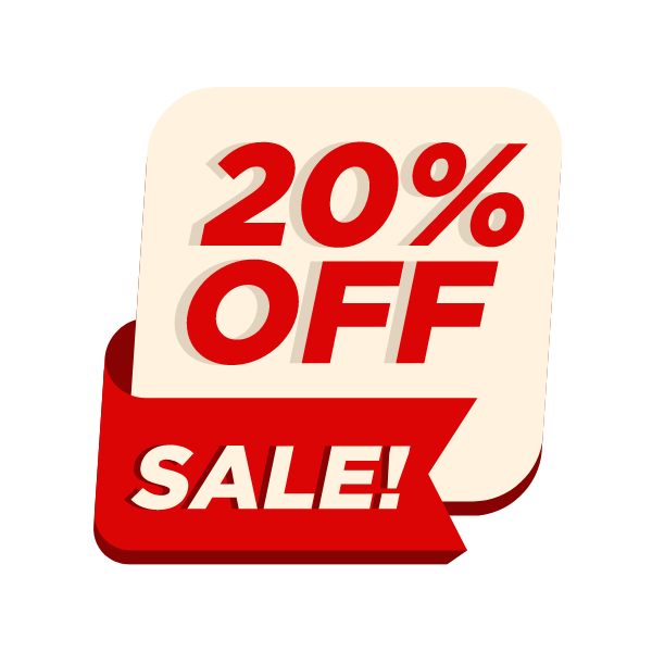 ITEMS 20% OFF