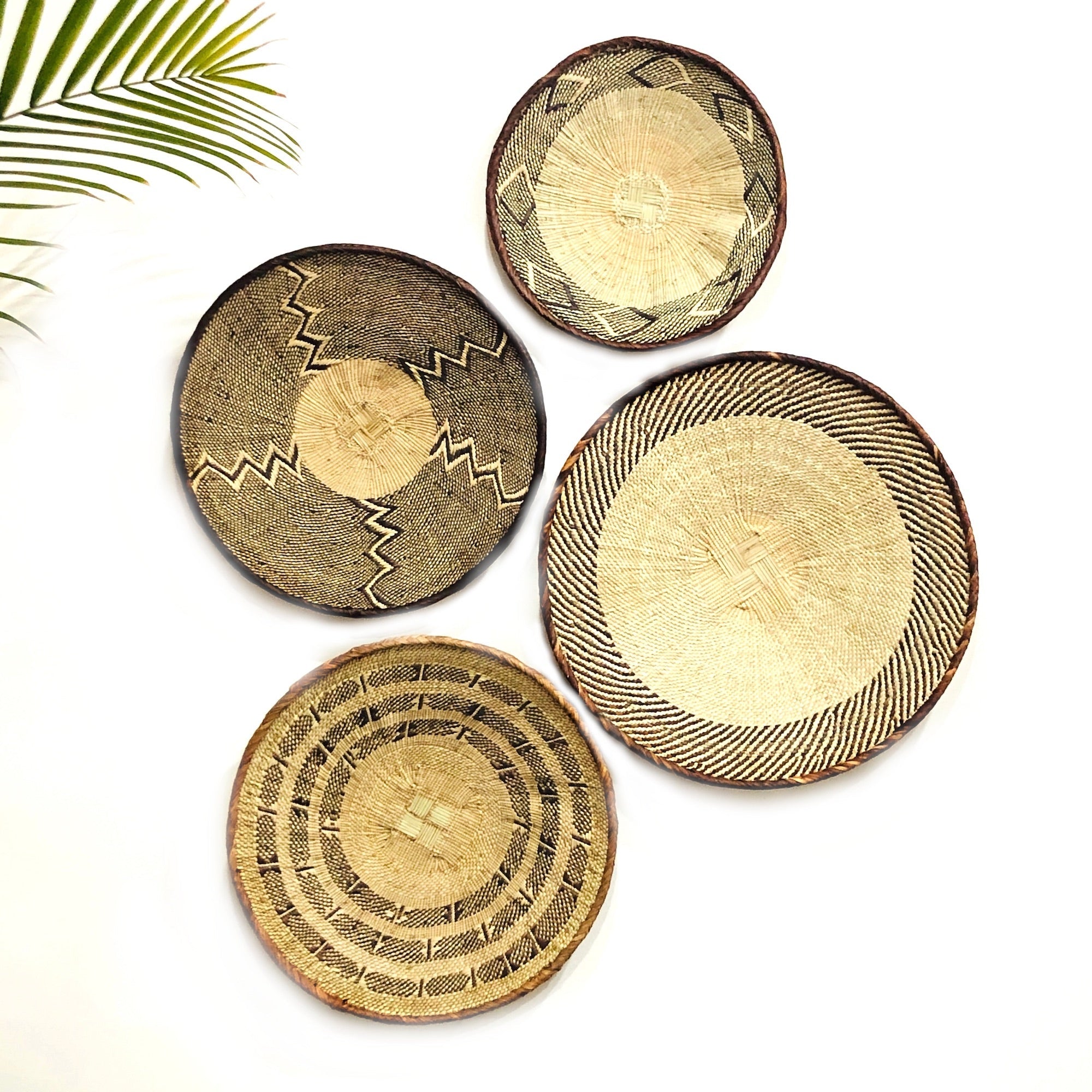 Tonga Wall Decor Basket Set of 4 - East Shore Modern Home Furnishings