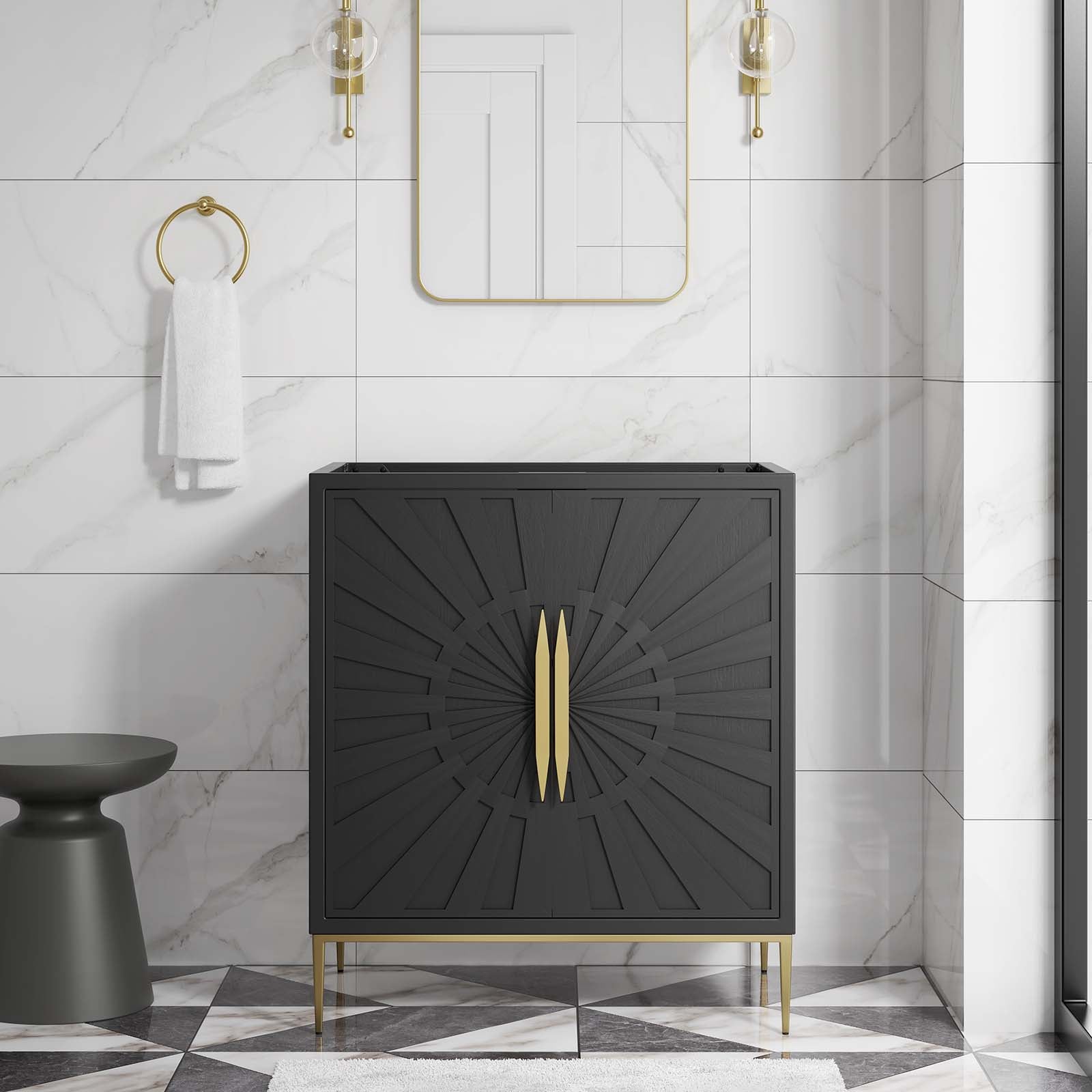 Awaken 30" Bathroom Vanity Cabinet (Sink Basin Not Included) - East Shore Modern Home Furnishings