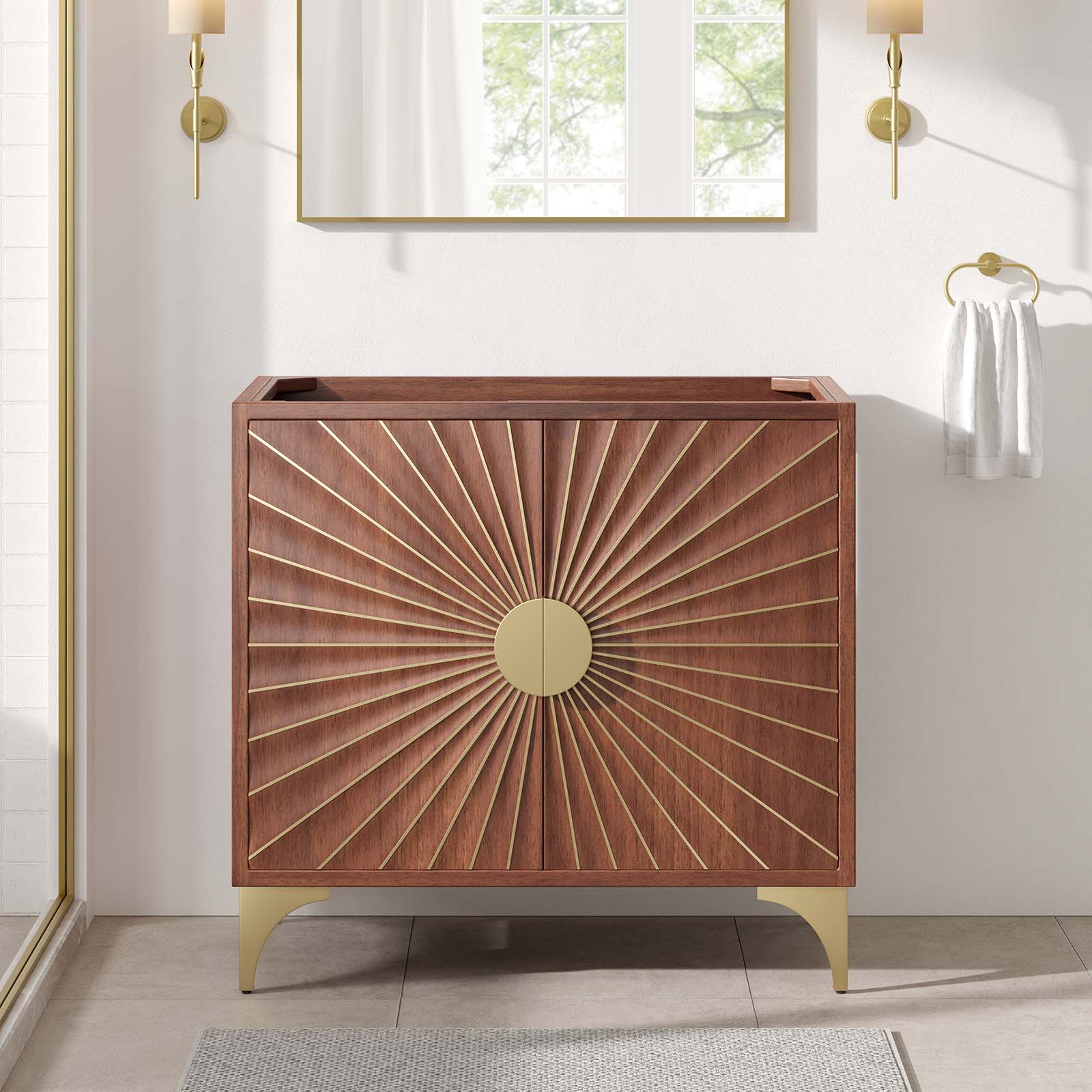 Daylight 36" Bathroom Vanity Cabinet (Sink Basin Not Included) - East Shore Modern Home Furnishings