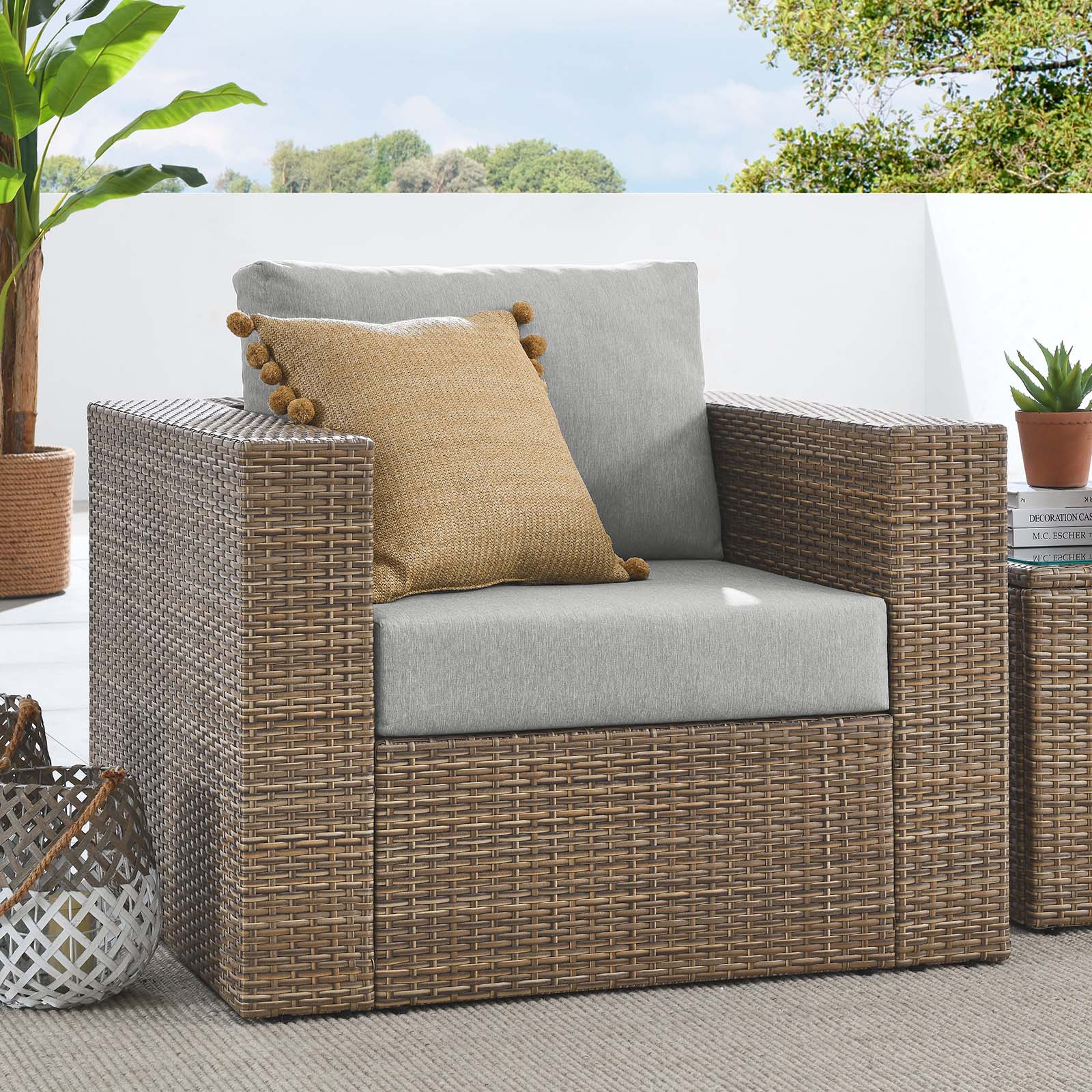 Convene Outdoor Patio Outdoor Patio Armchair - East Shore Modern Home Furnishings