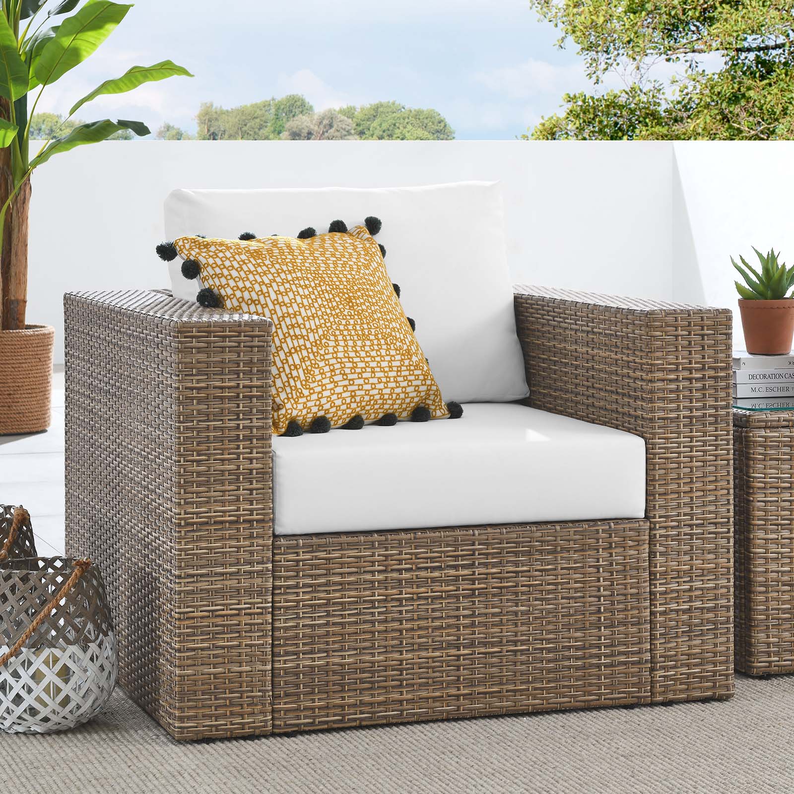 Convene Outdoor Patio Outdoor Patio Armchair - East Shore Modern Home Furnishings