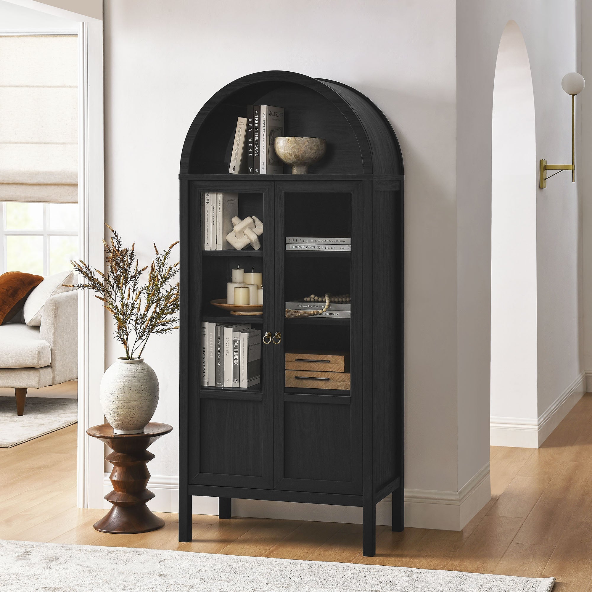 Tessa Tall Arched Storage Display Cabinet by Modway - East Shore Modern Home Furnishings