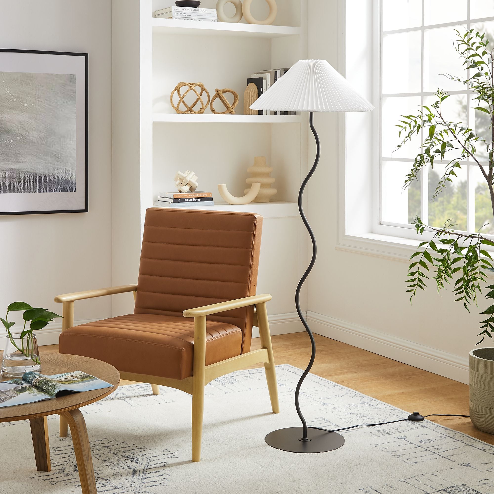 Wave Squiggle Floor Lamp by Modway - East Shore Modern Home Furnishings