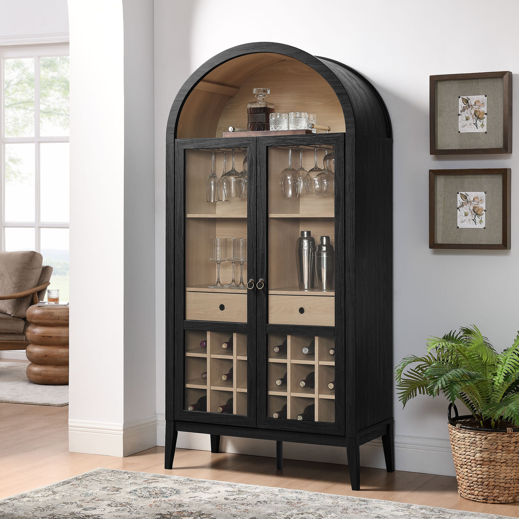 Nolan Arched Bar Cabinet by Modway - East Shore Modern Home Furnishings