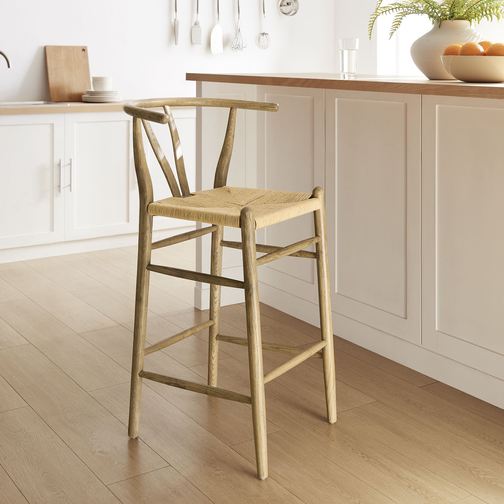 Amish Wood Bar Stool by Modway - East Shore Modern Home Furnishings