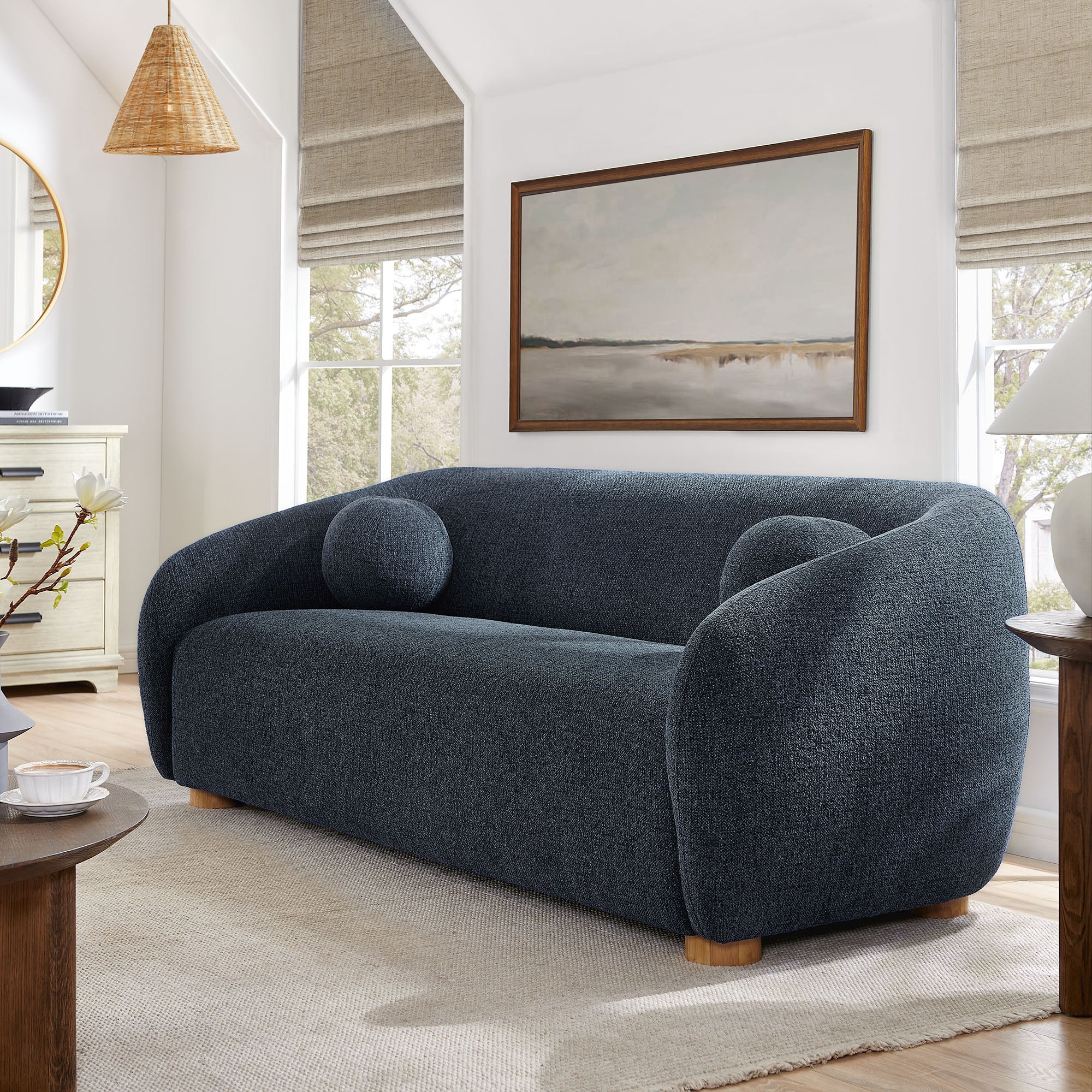 Holland 85" Chenille Fabric Sofa by Modway - East Shore Modern Home Furnishings