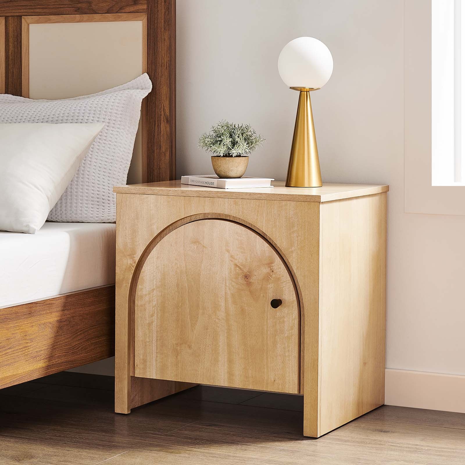 Appia Arched Door Nightstand - East Shore Modern Home Furnishings