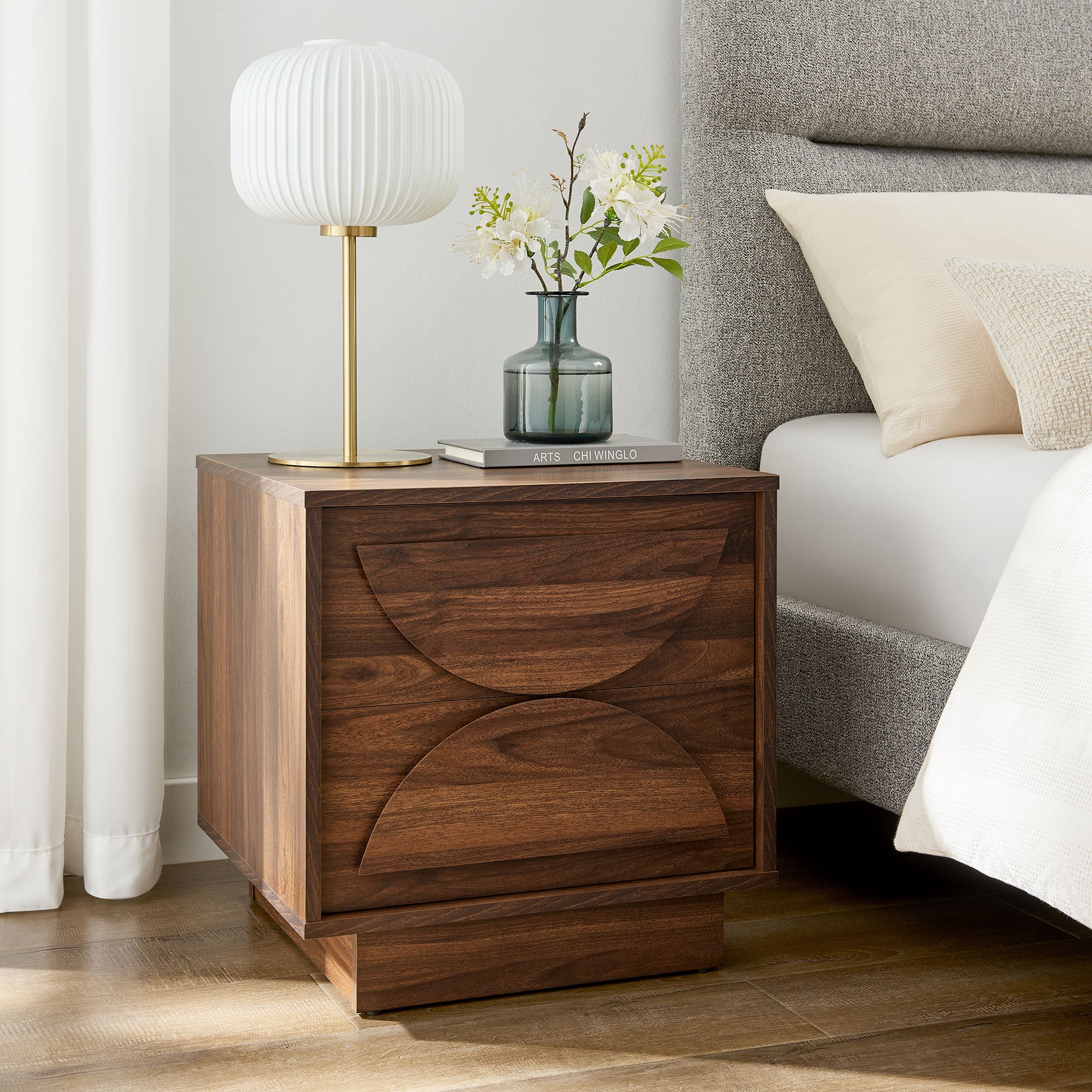 Bulwark 2-Drawer Nightstand by Modway - East Shore Modern Home Furnishings