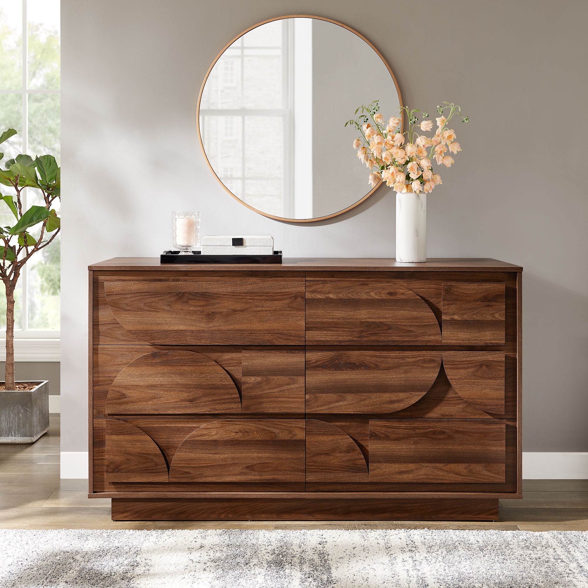 Bulwark 6-Drawer Dresser by Modway - East Shore Modern Home Furnishings