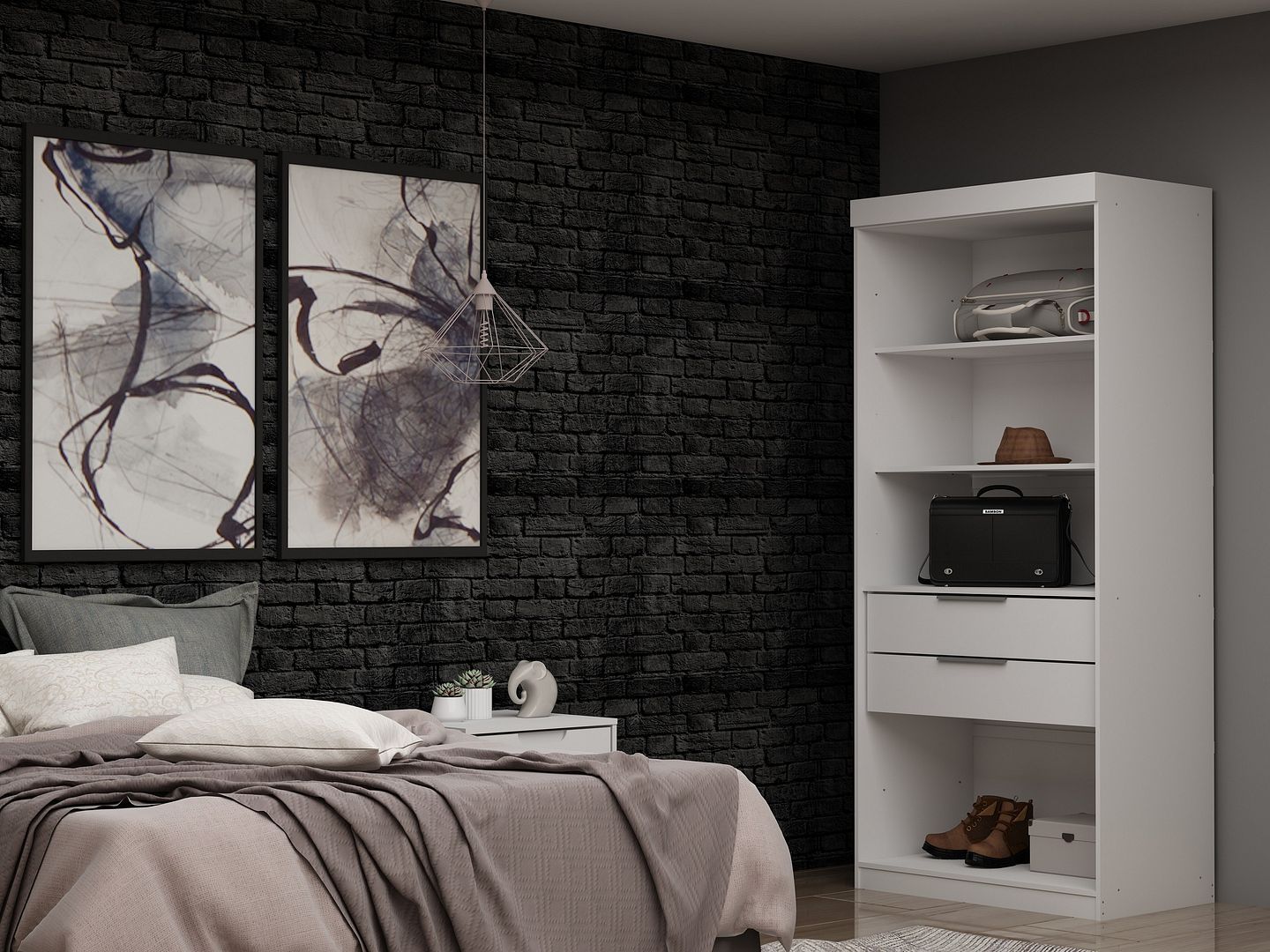 Mulberry Open 1.0 Sectional Closet - East Shore Modern Home Furnishings