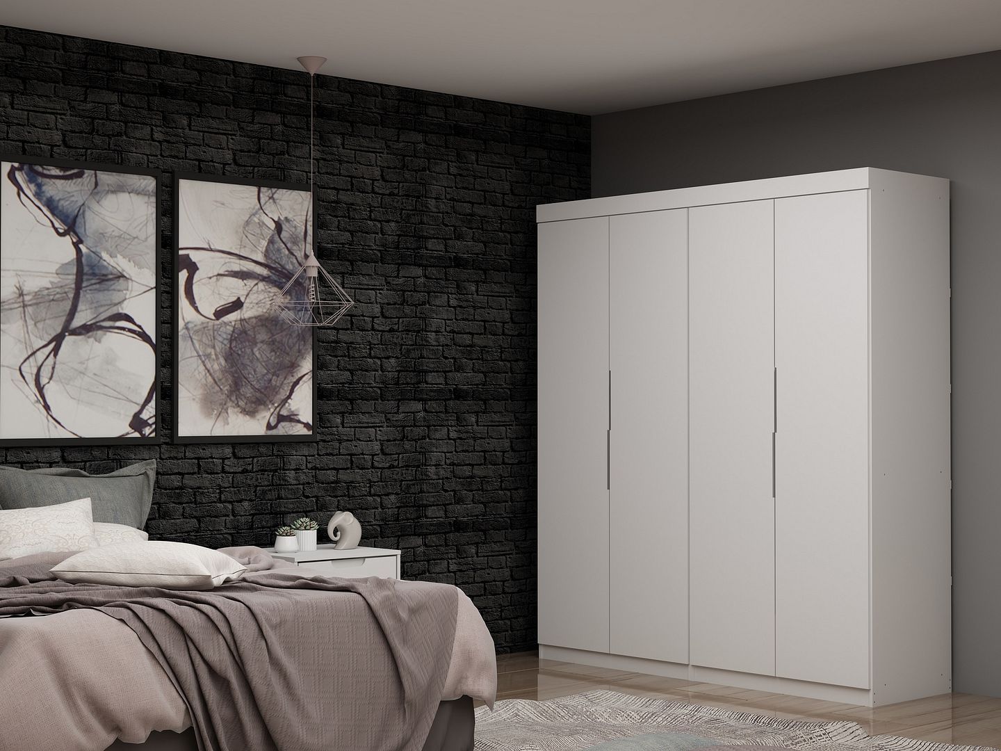 Mulberry 2.0 Wardrobe Closet - Set of 2 - East Shore Modern Home Furnishings