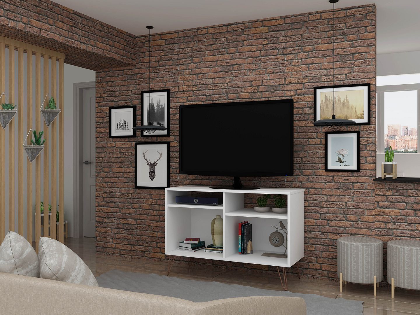 Rockefeller 39.37" TV Stand - East Shore Modern Home Furnishings