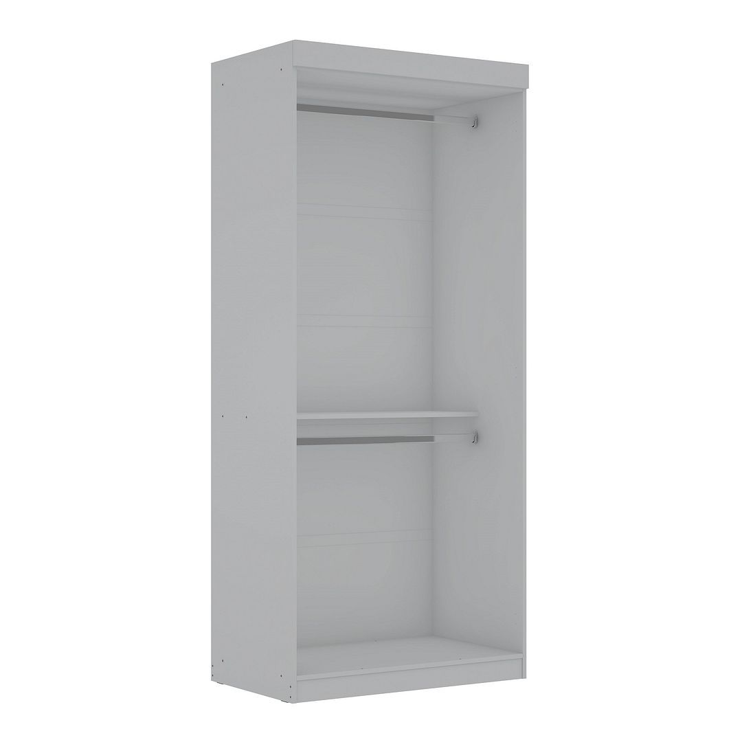 Mulberry 2-Sectional Open Hanging Closet Module Wardrobe System - East Shore Modern Home Furnishings