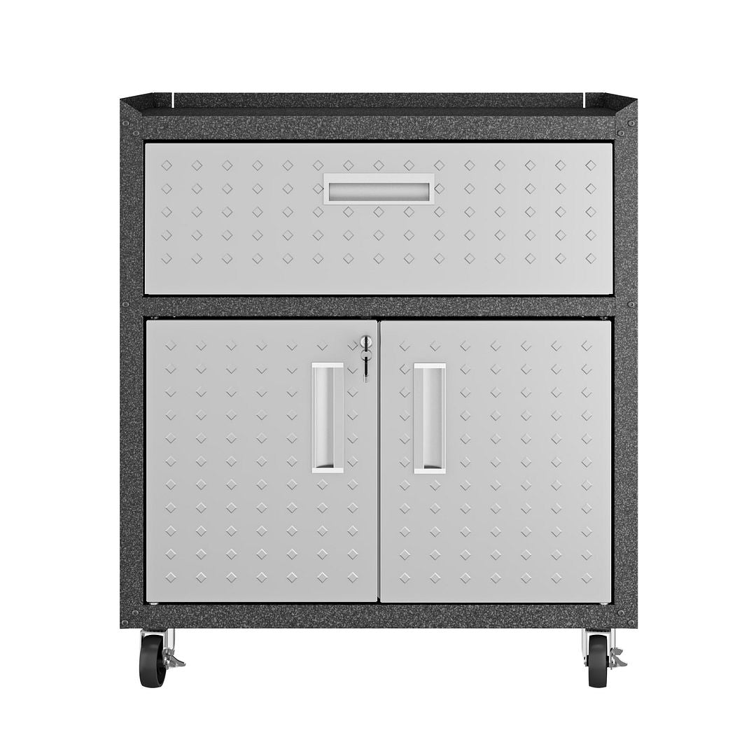 3-Piece Fortress Mobile Garage Cabinet and Worktable 4.0 - East Shore Modern Home Furnishings