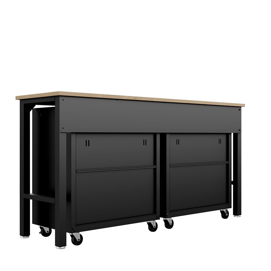 3-Piece Fortress Mobile Garage Cabinet and Worktable 6.0 - East Shore Modern Home Furnishings