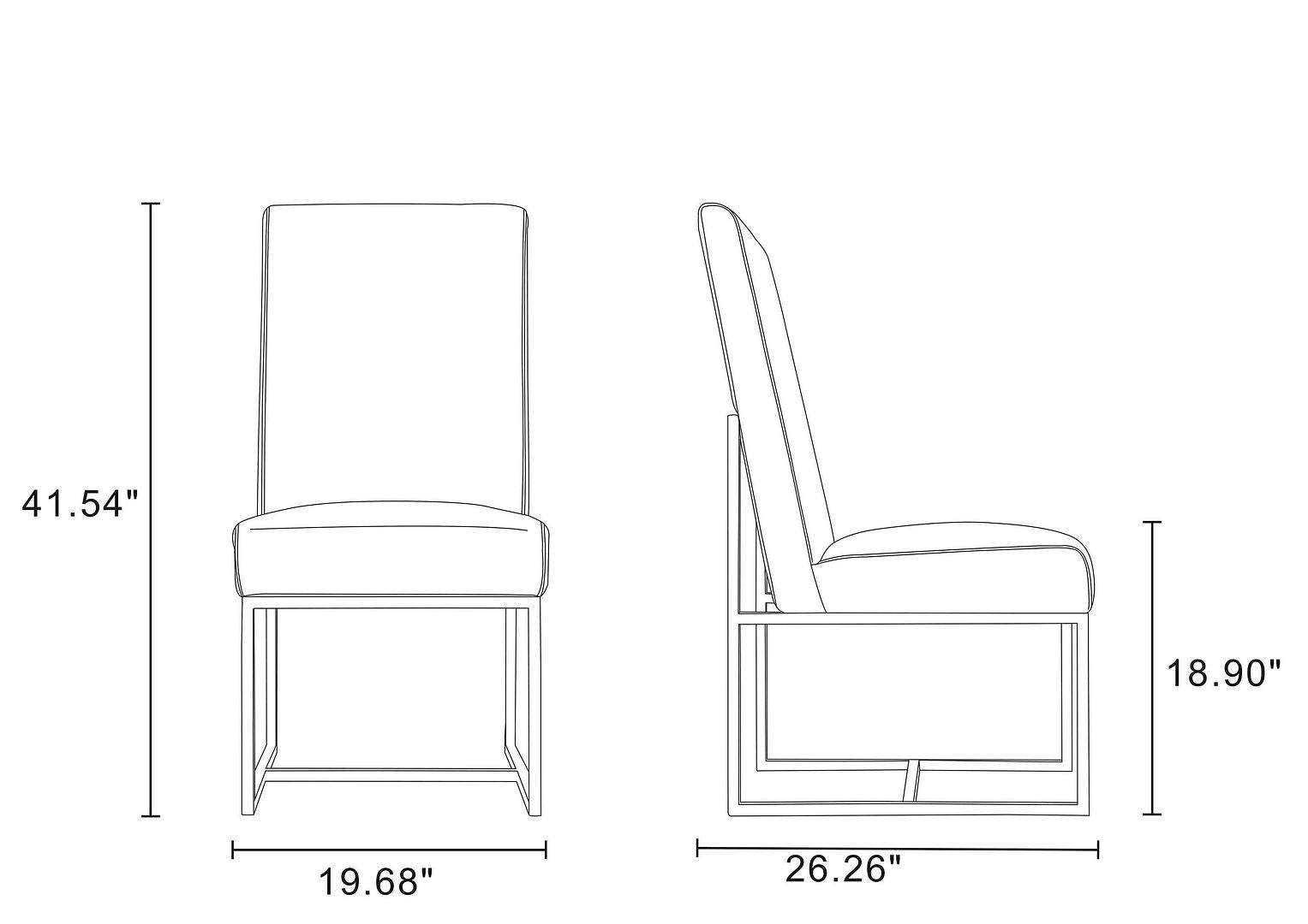 Element Dining Chair - Set of 2 - East Shore Modern Home Furnishings