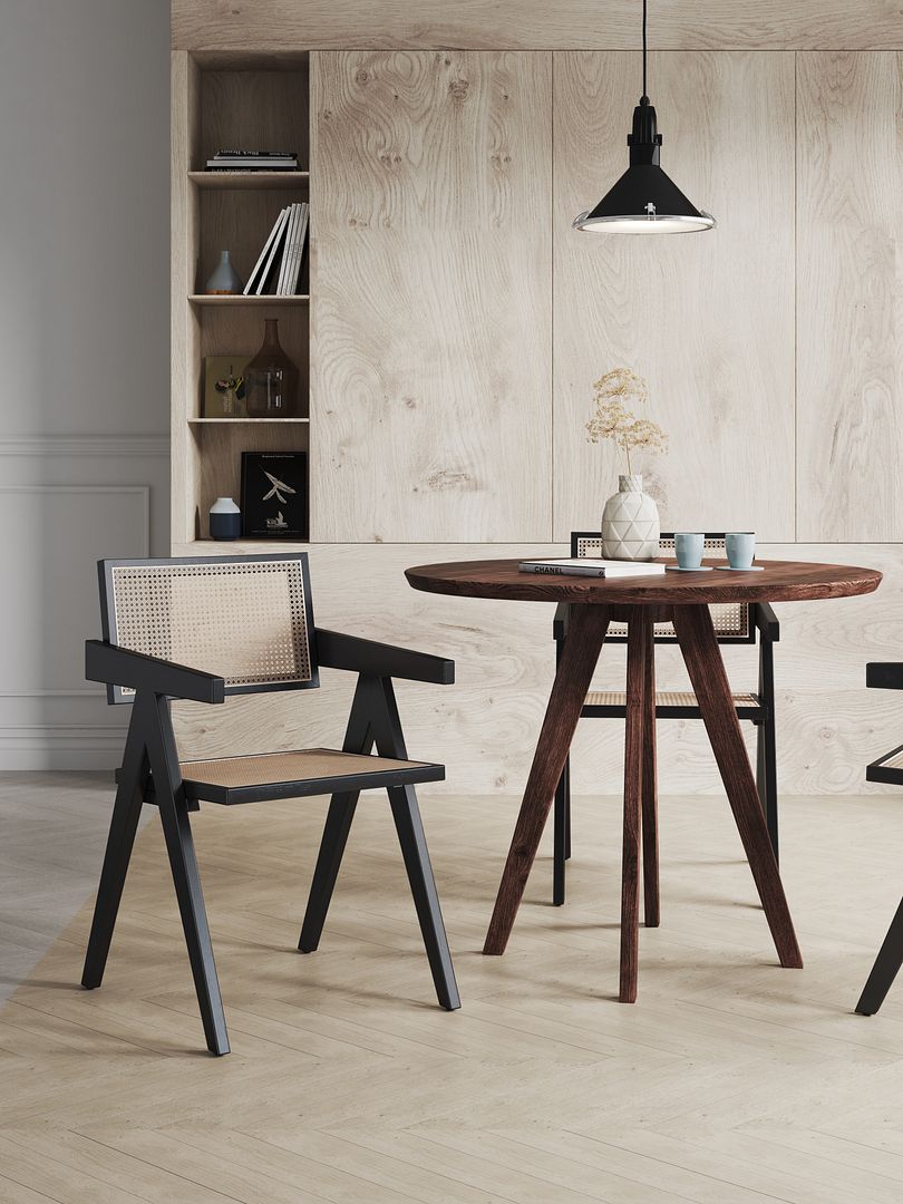 Hamlet Cane Dining Arm Chair - Set of 2