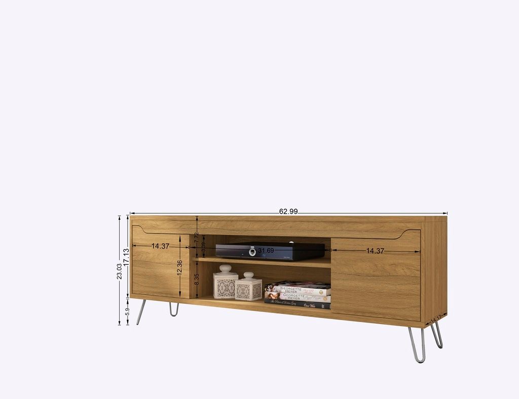 Baxter 62.99" TV Stand - East Shore Modern Home Furnishings