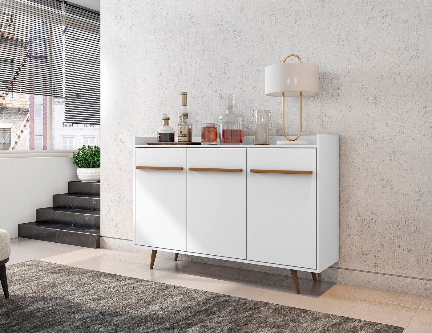 Bradley 53.54" Buffet Stand - East Shore Modern Home Furnishings