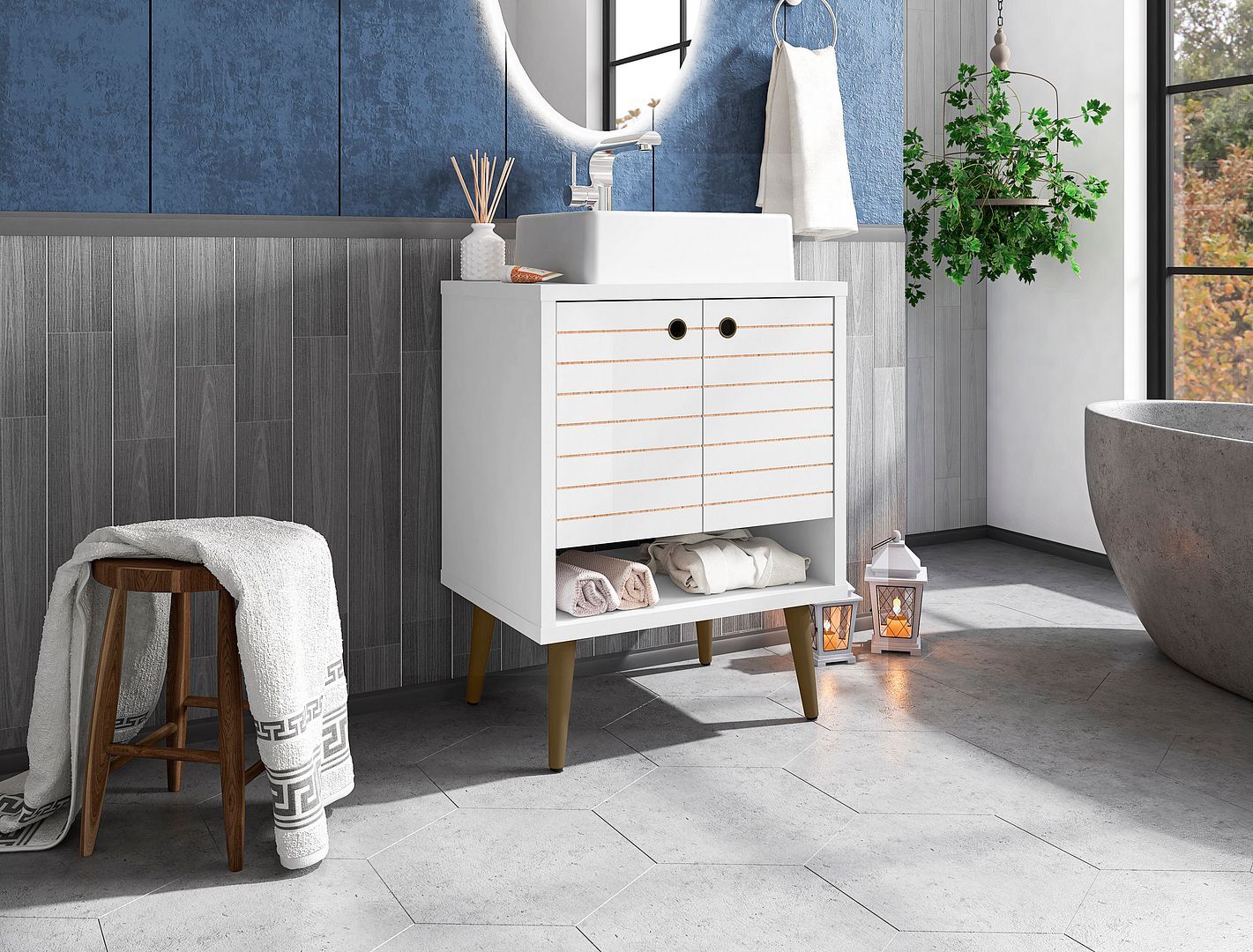 Liberty 23.62" Bathroom Vanity Sink - East Shore Modern Home Furnishings