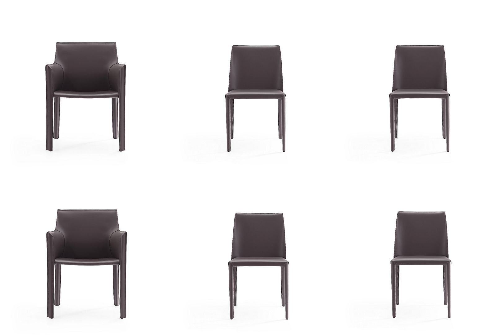 Paris 6-Piece Dining Chairs - East Shore Modern Home Furnishings