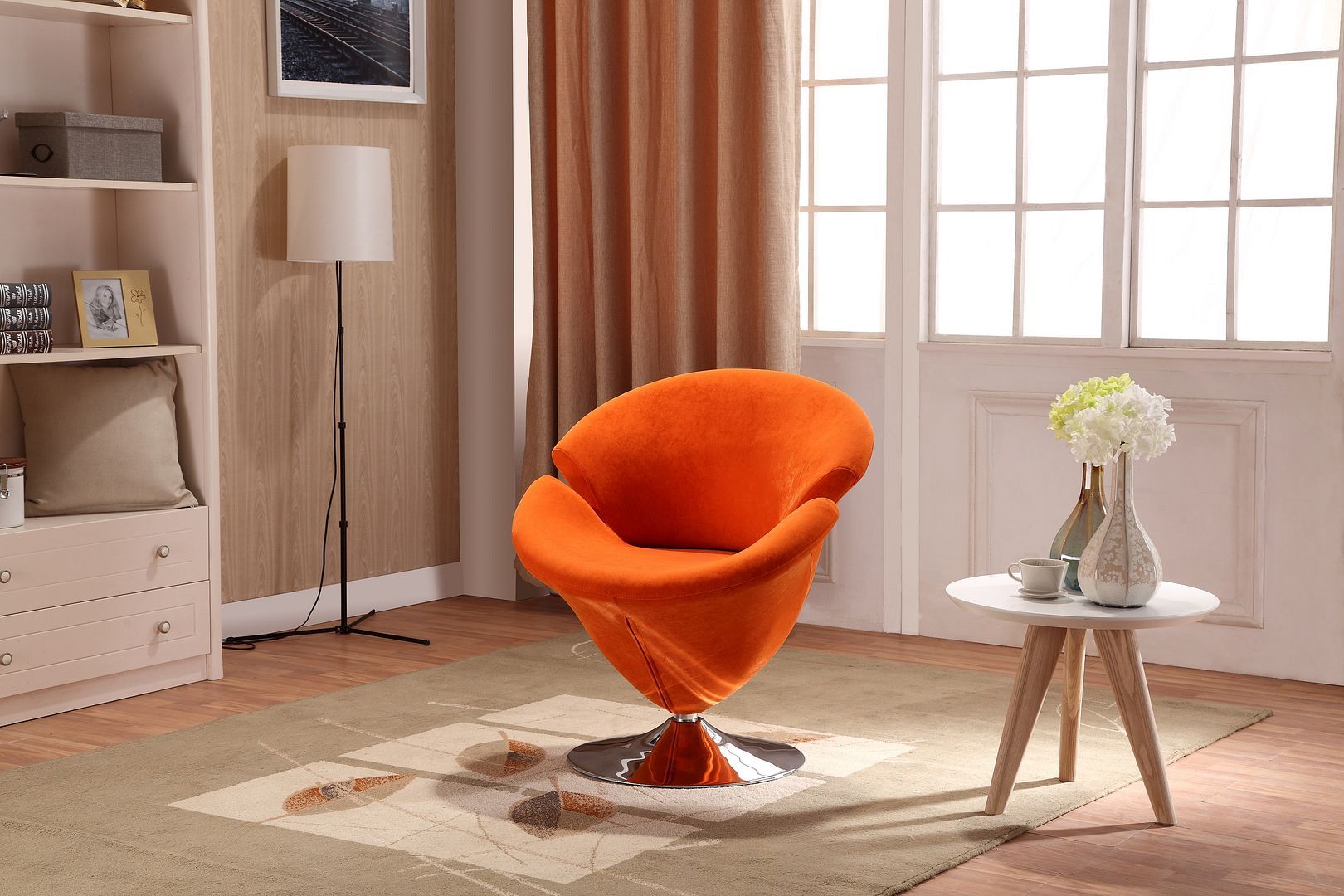 Tulip Swivel Accent Chair - East Shore Modern Home Furnishings