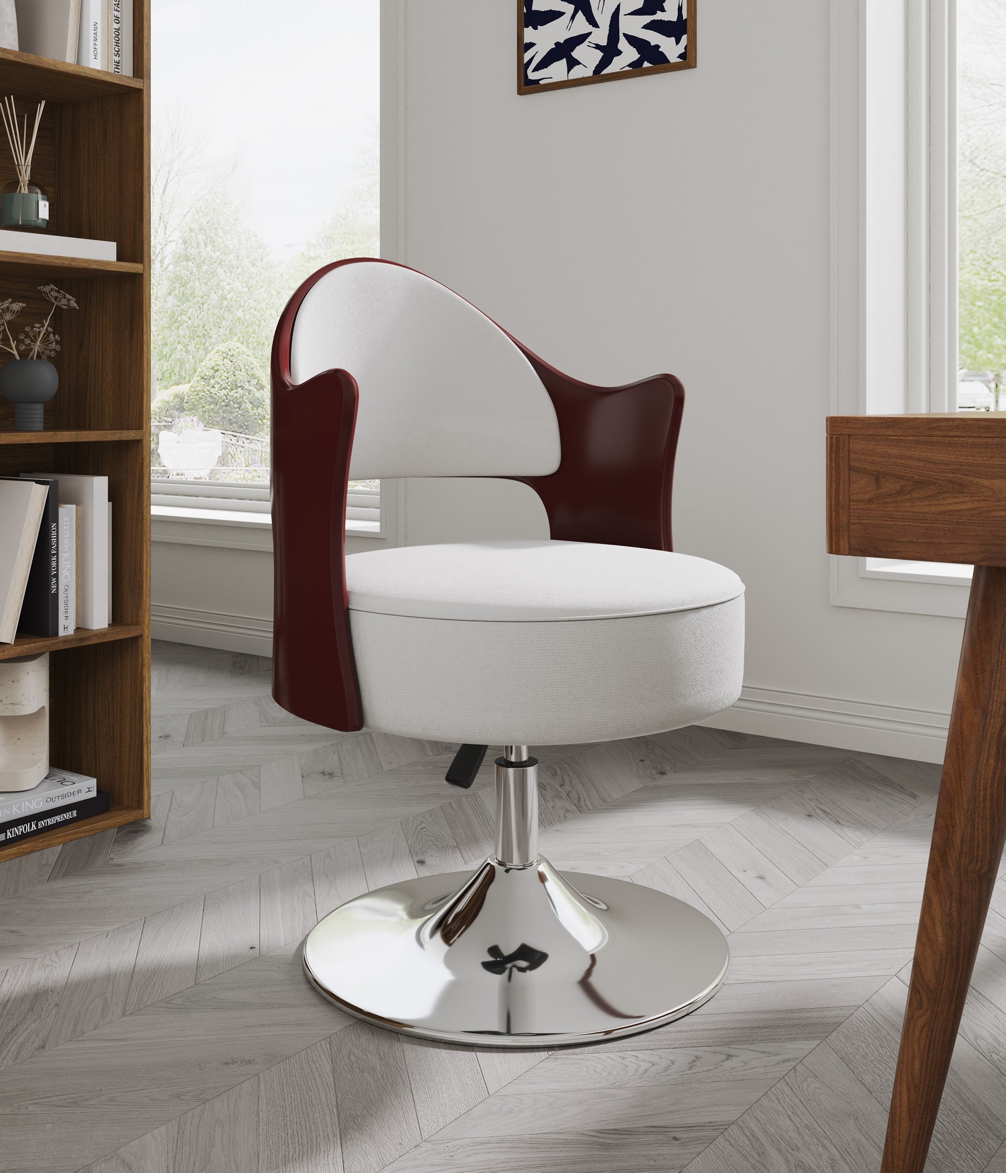Bopper Adjustable Height Swivel Accent Chair - East Shore Modern Home Furnishings