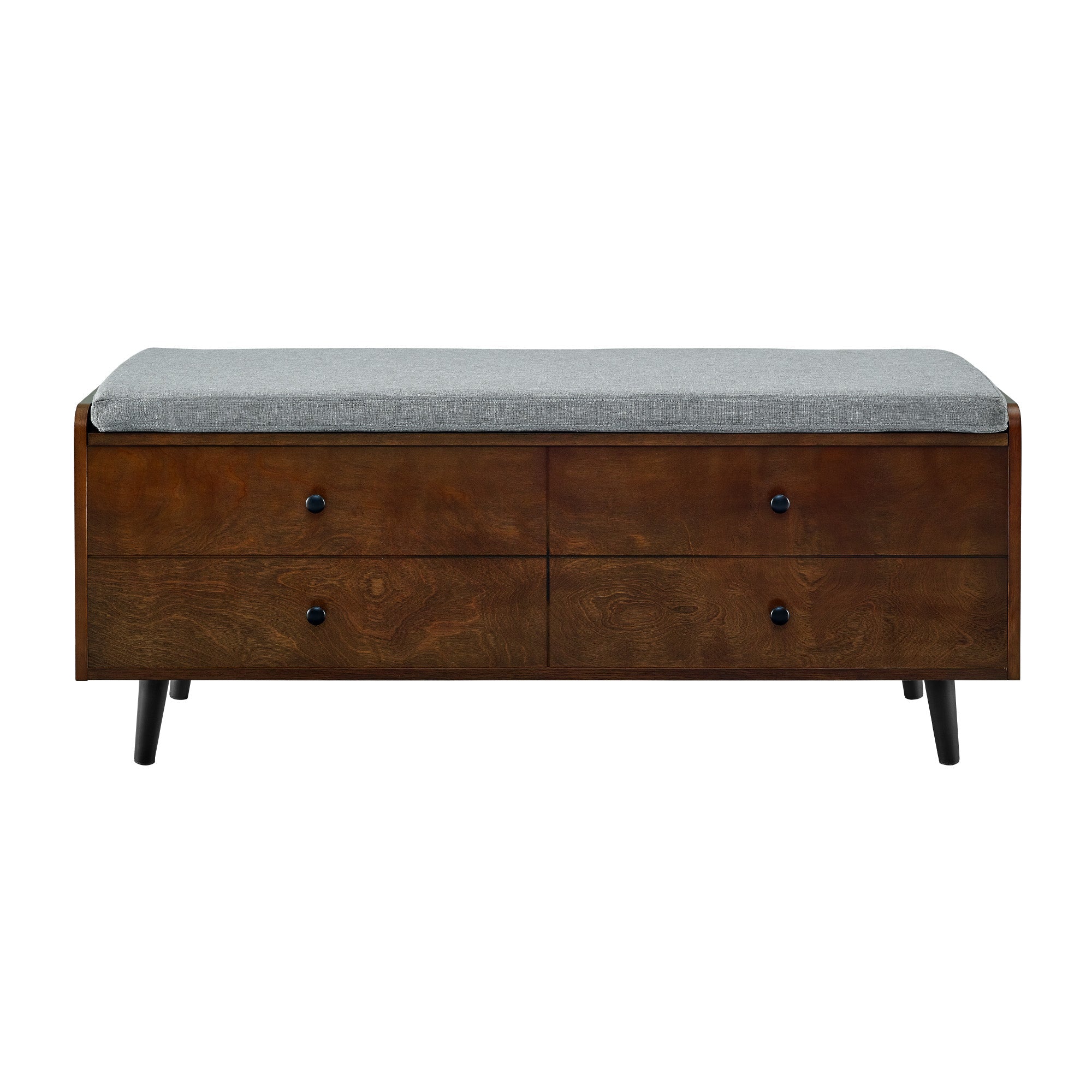 46" Mid Century Storage Bench with Cushion - East Shore Modern Home Furnishings