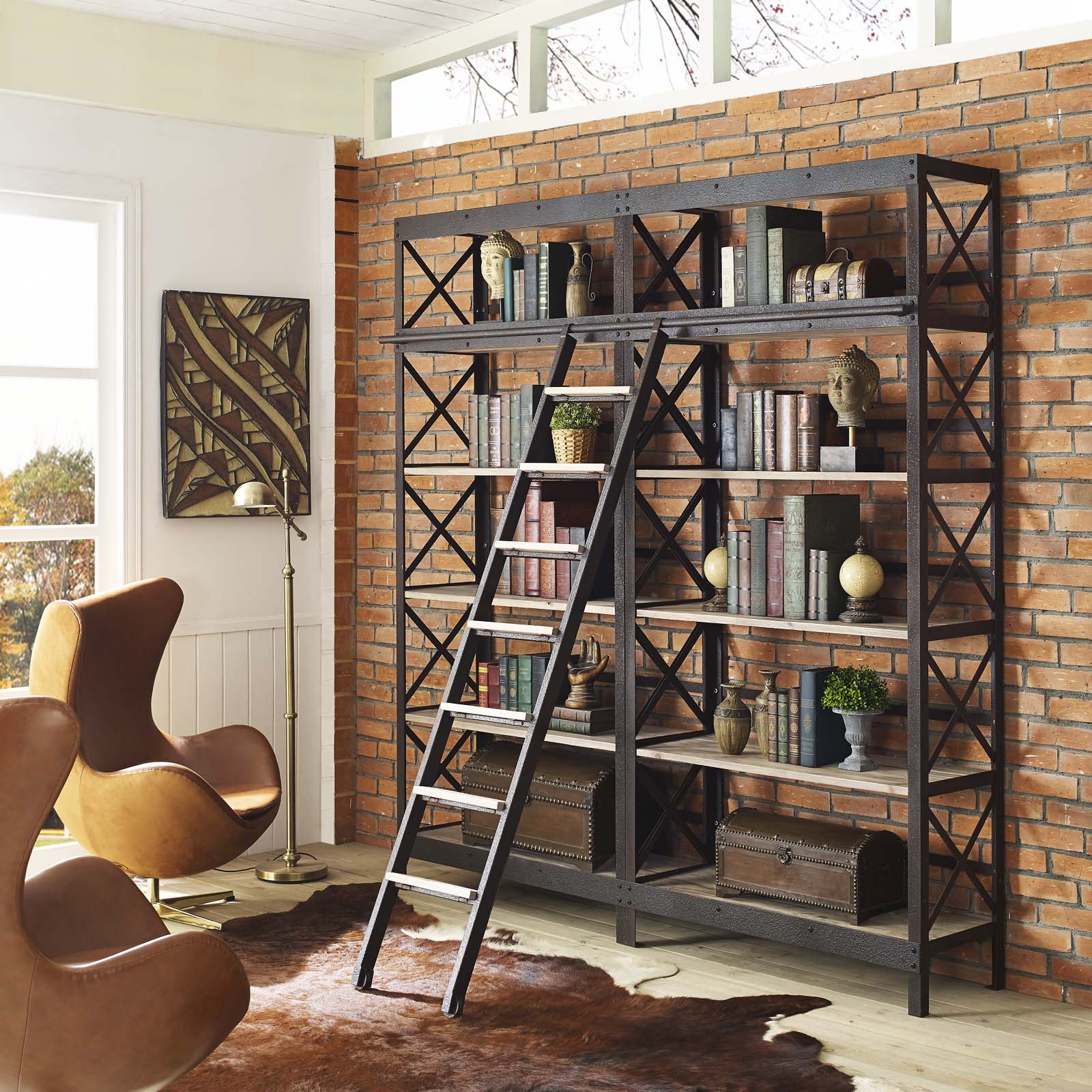 Headway Wood Bookshelf - East Shore Modern Home Furnishings