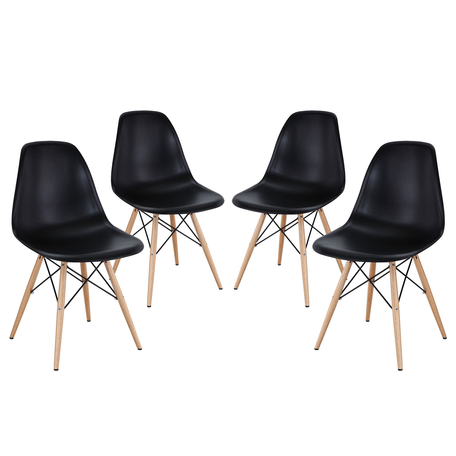 Pyramid Dining Side Chairs Set of 4 - East Shore Modern Home Furnishings