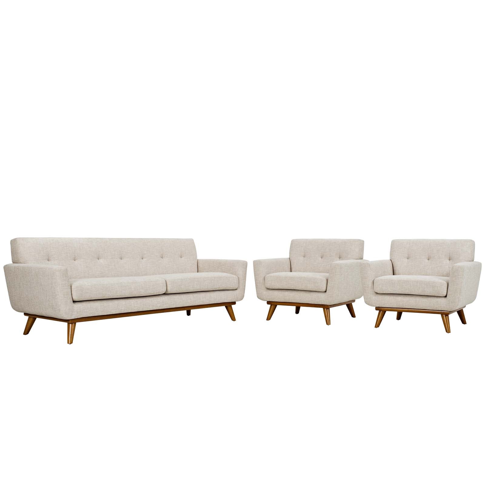 Engage Armchairs and Sofa Set of 3 - East Shore Modern Home Furnishings