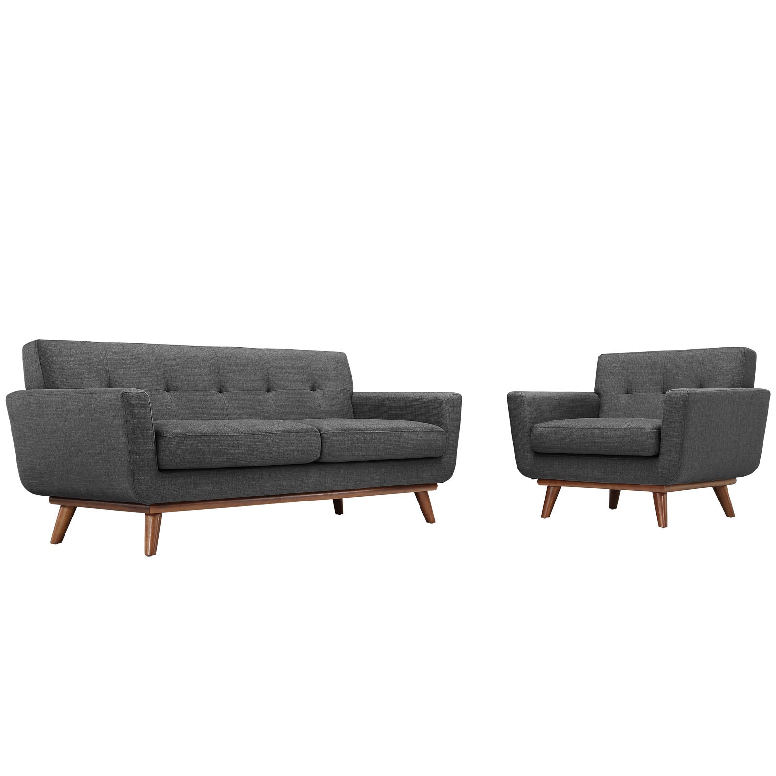 Engage Armchair and Loveseat Set of 2 - East Shore Modern Home Furnishings