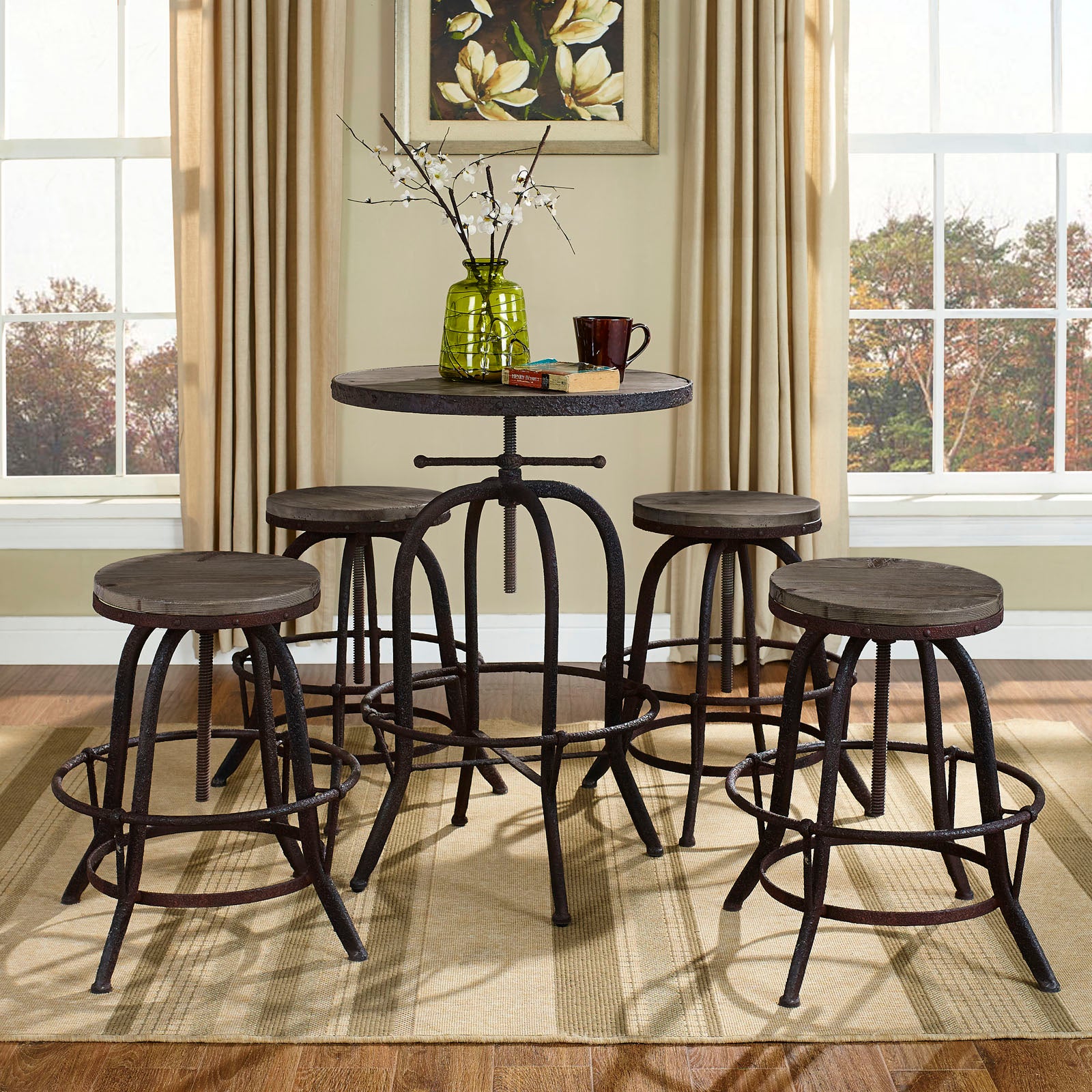 Gather 5 Piece Dining Set - East Shore Modern Home Furnishings