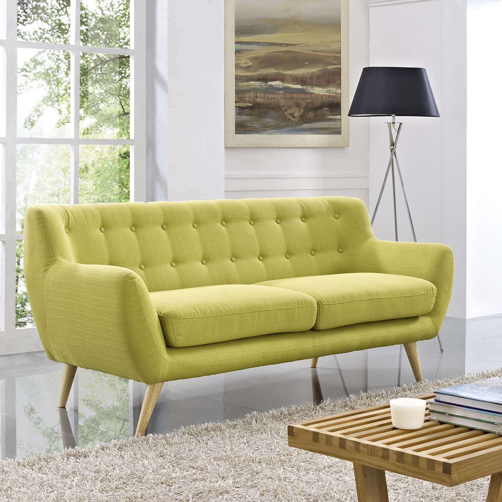 Remark Upholstered Fabric Sofa - East Shore Modern Home Furnishings