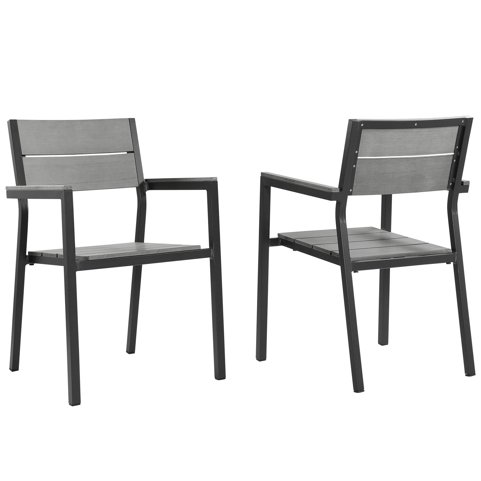 Maine Dining Armchair Outdoor Patio Set of 2 - East Shore Modern Home Furnishings