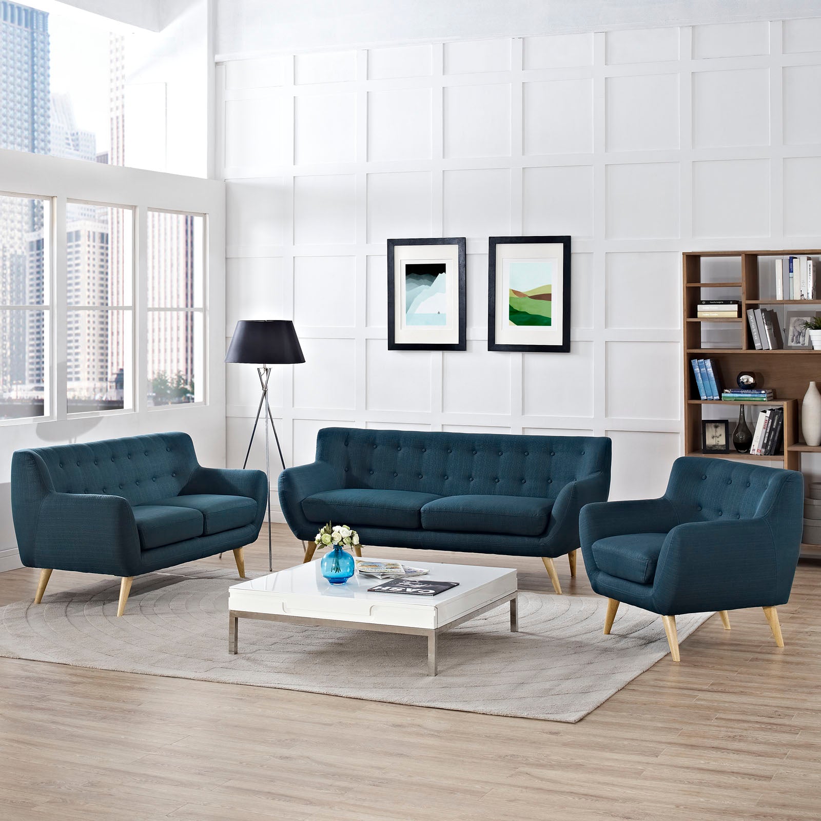 Remark 3 Piece Living Room Set - East Shore Modern Home Furnishings