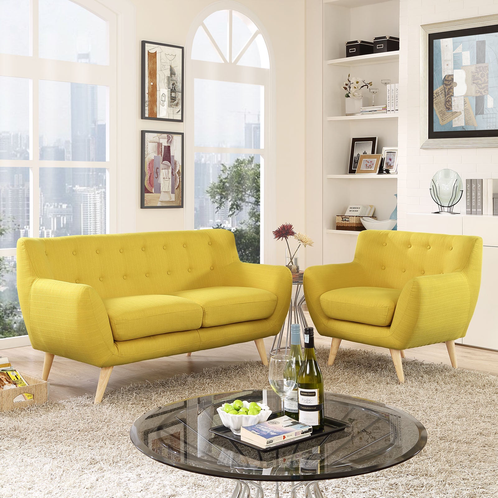 Remark 2 Piece Living Room Set - East Shore Modern Home Furnishings
