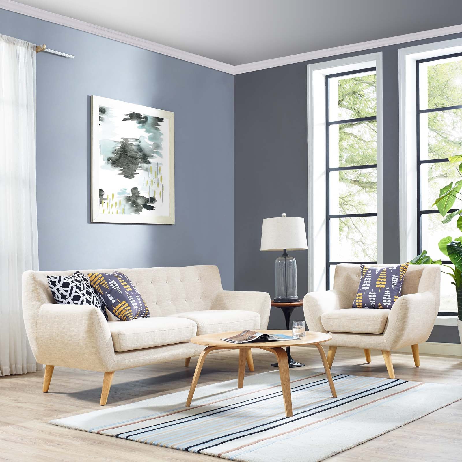 Remark 2 Piece Living Room Set - East Shore Modern Home Furnishings