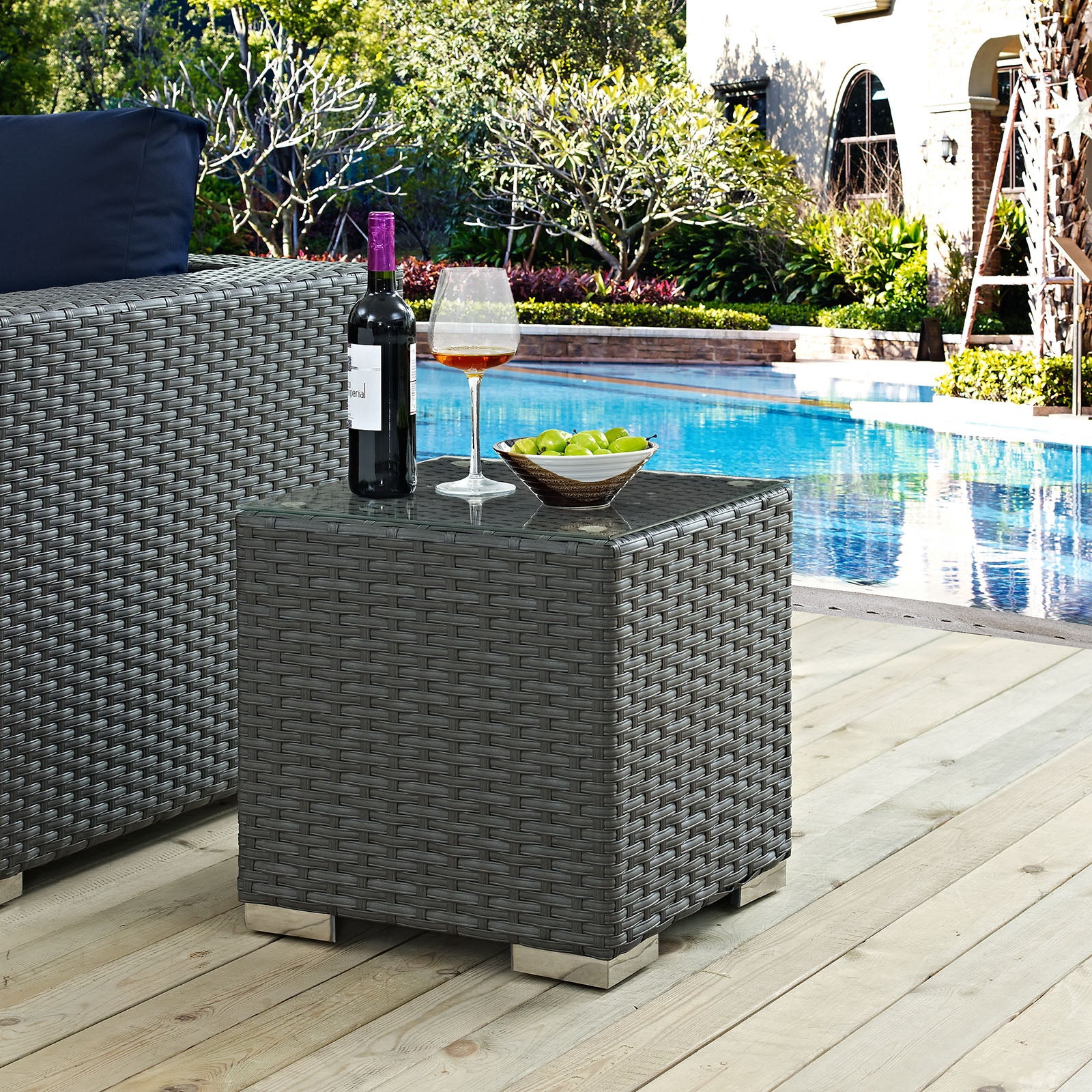 Sojourn Outdoor Patio Side Table - East Shore Modern Home Furnishings