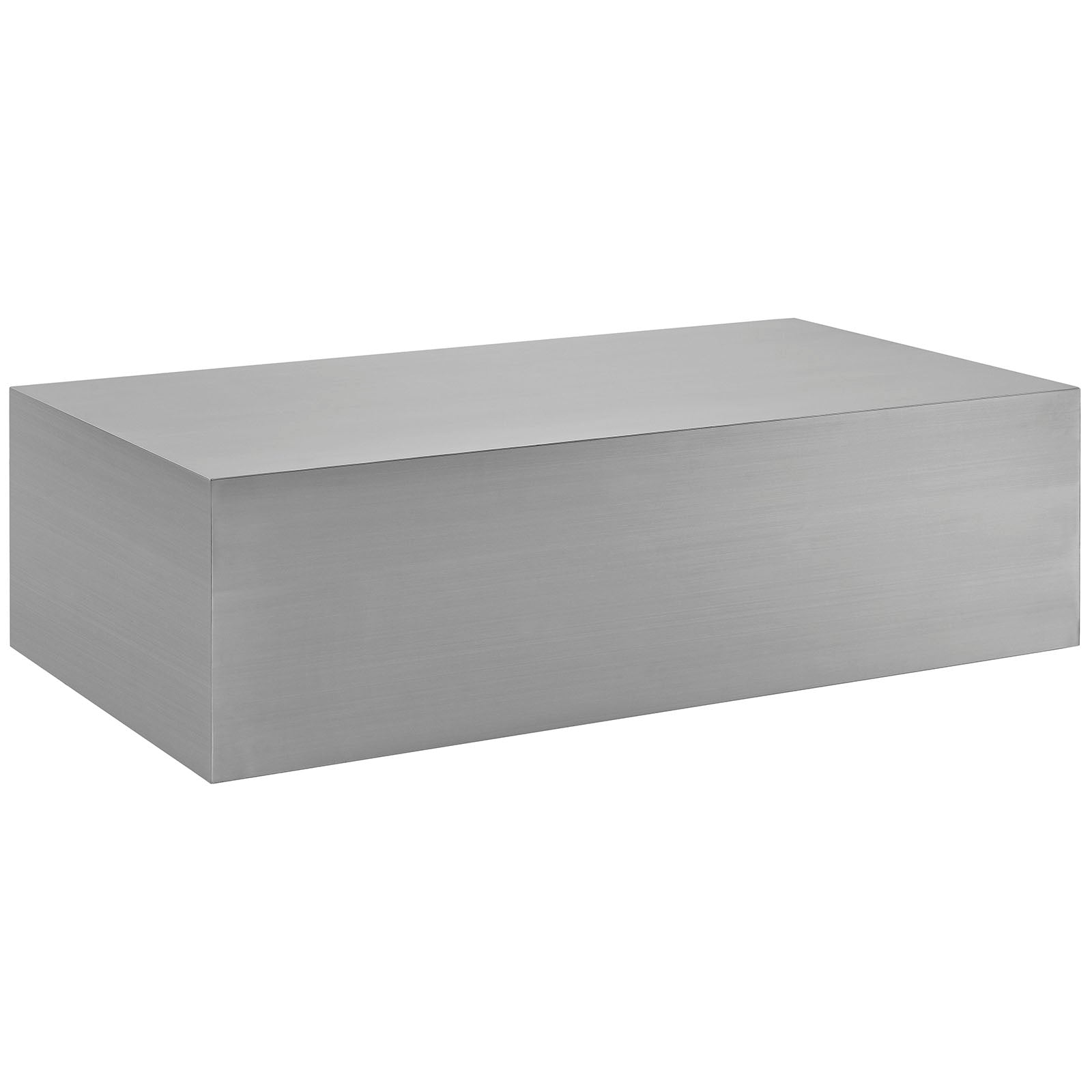 Cast Stainless Steel Coffee Table - East Shore Modern Home Furnishings