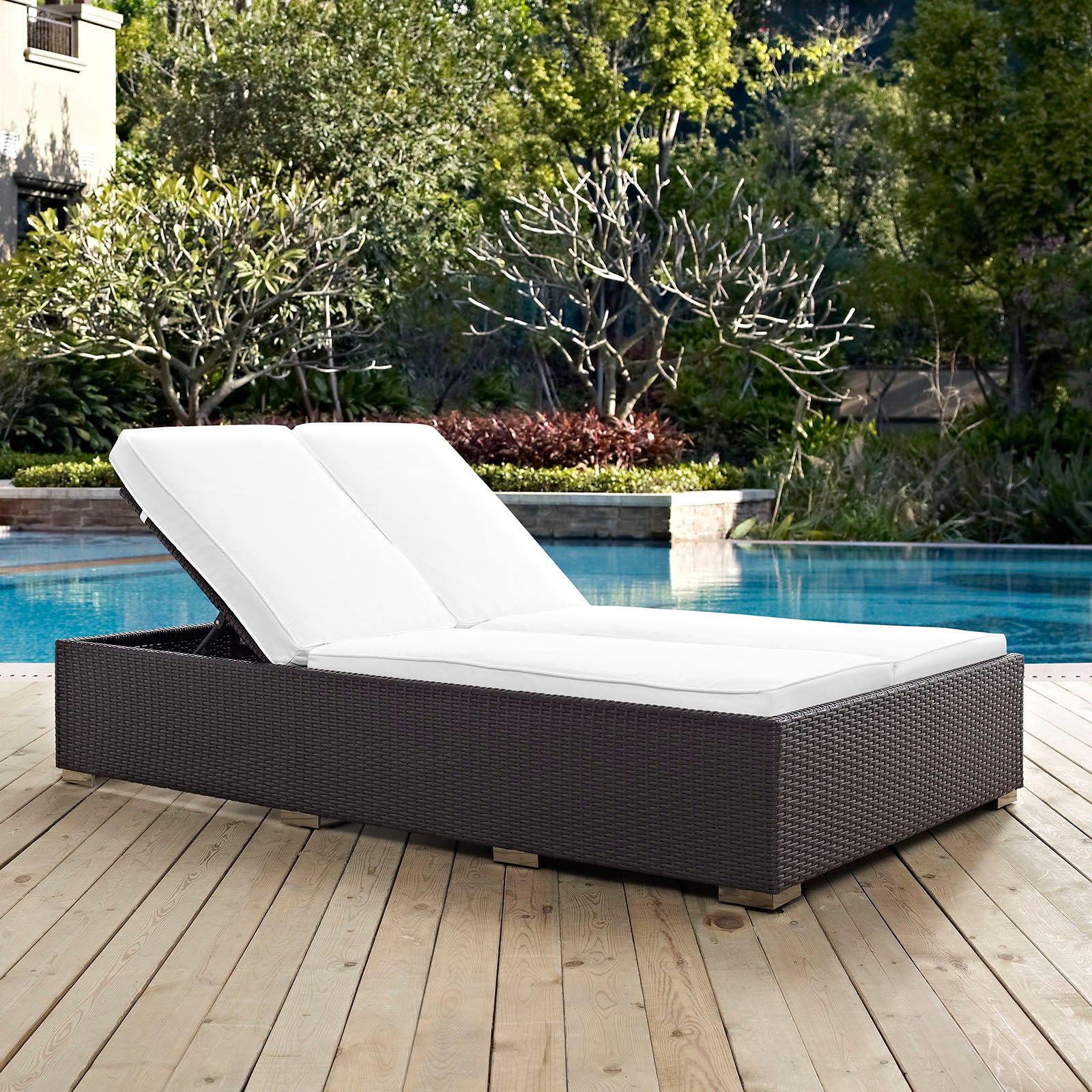 Convene Double Outdoor Patio Chaise - East Shore Modern Home Furnishings