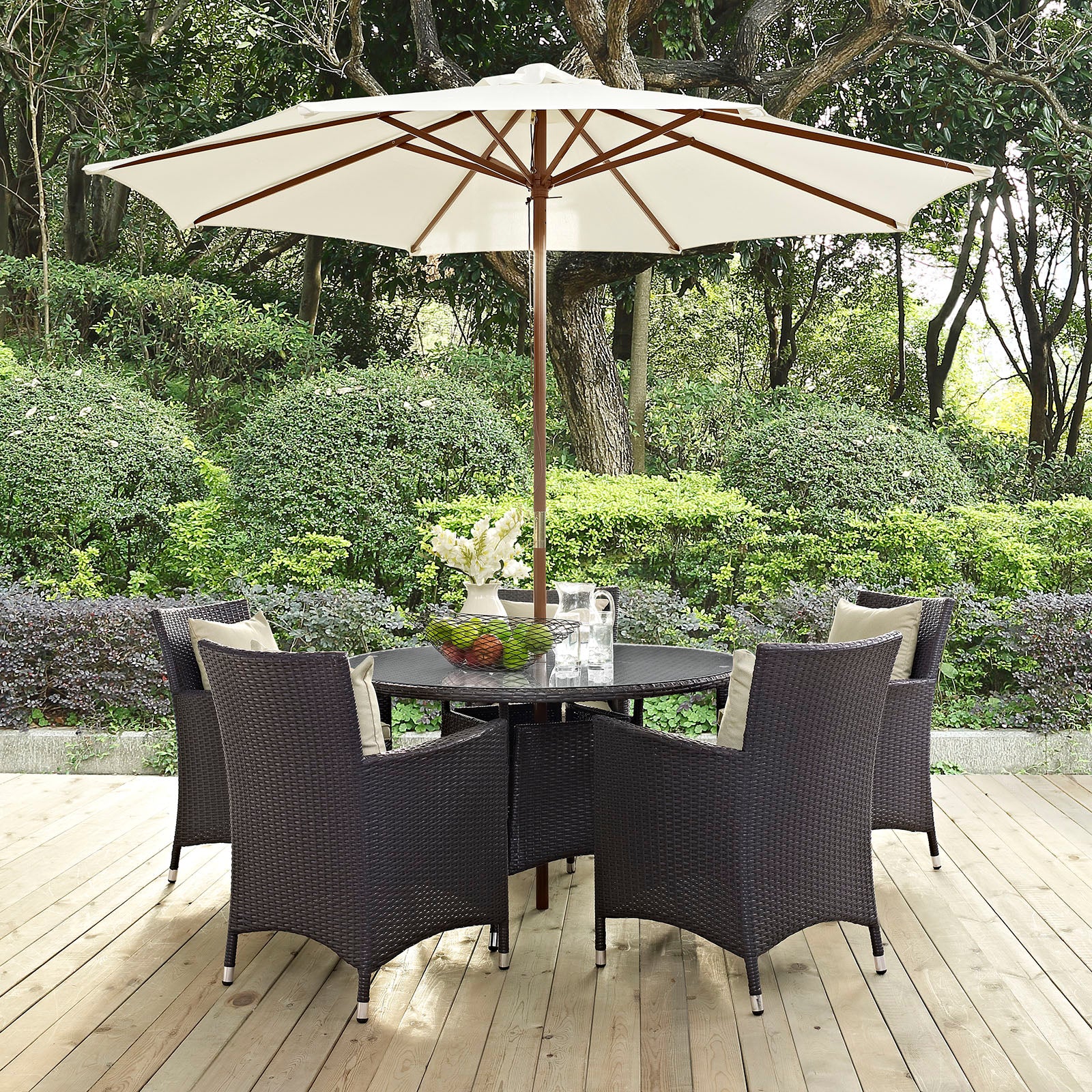 Convene 7 Piece Outdoor Patio Dining Set - East Shore Modern Home Furnishings