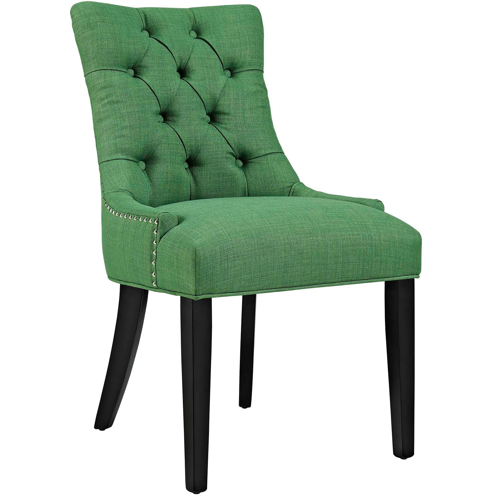 Regent Tufted Fabric Dining Side Chair - East Shore Modern Home Furnishings