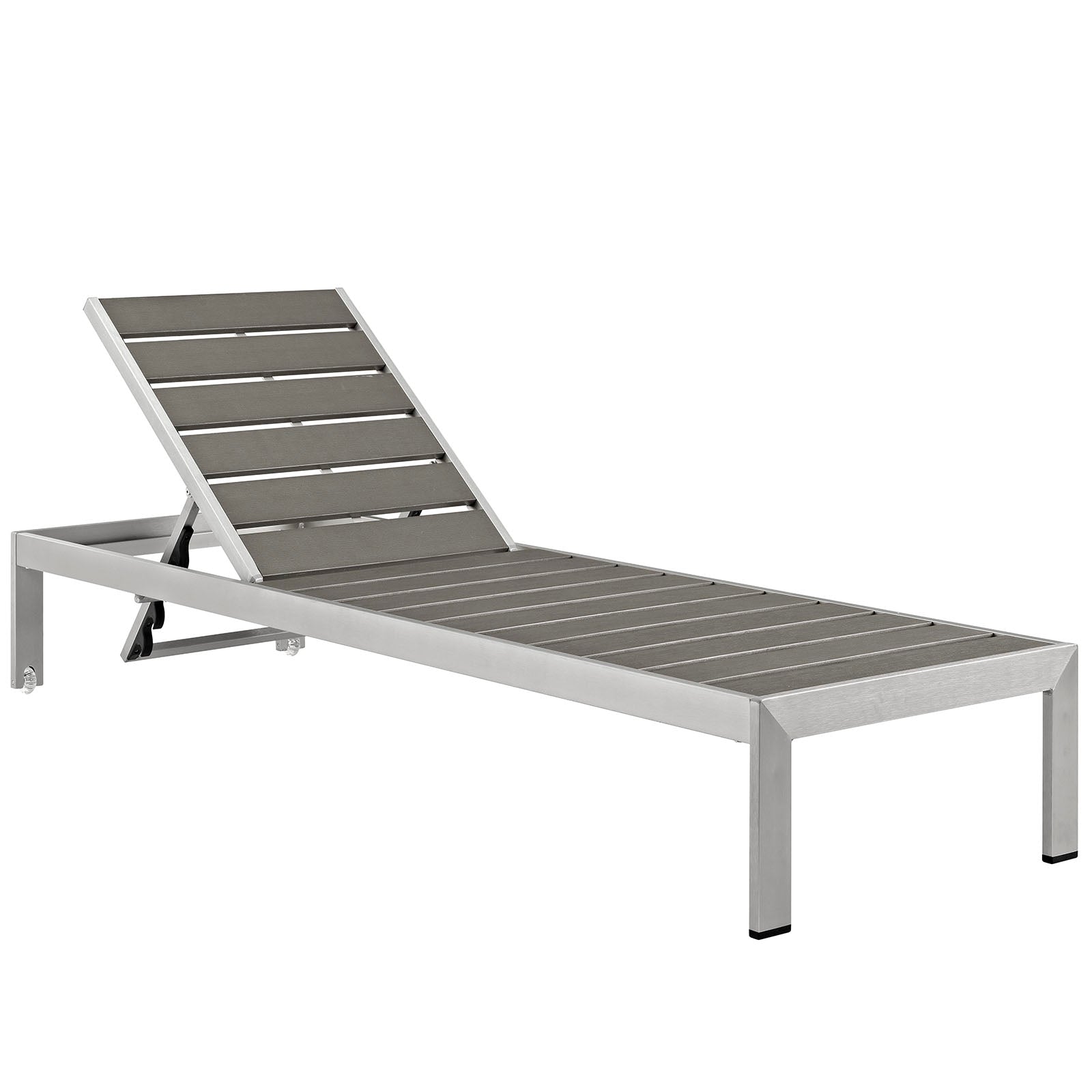 Shore Outdoor Patio Aluminum Chaise - East Shore Modern Home Furnishings