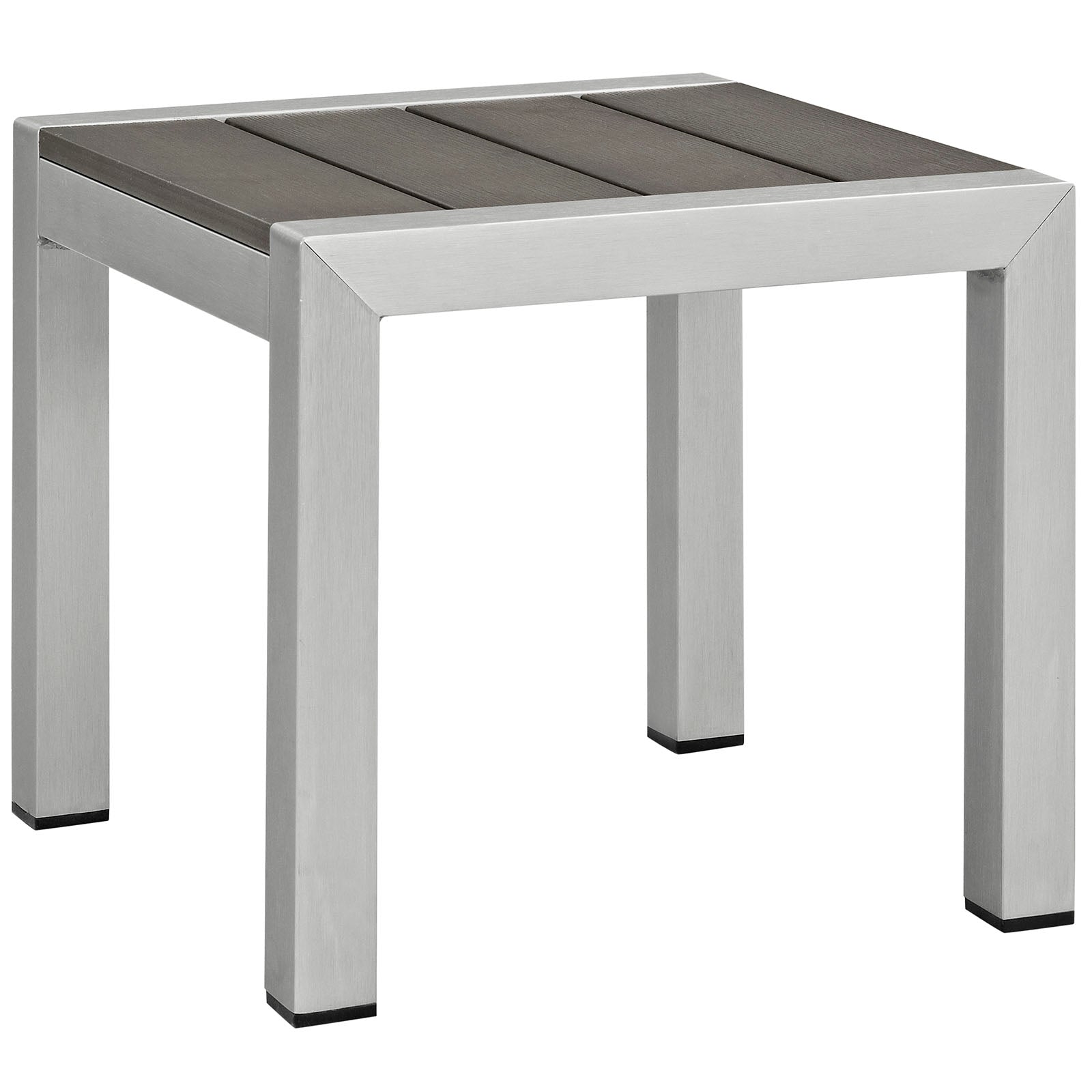 Shore Outdoor Patio Aluminum Side Table - East Shore Modern Home Furnishings