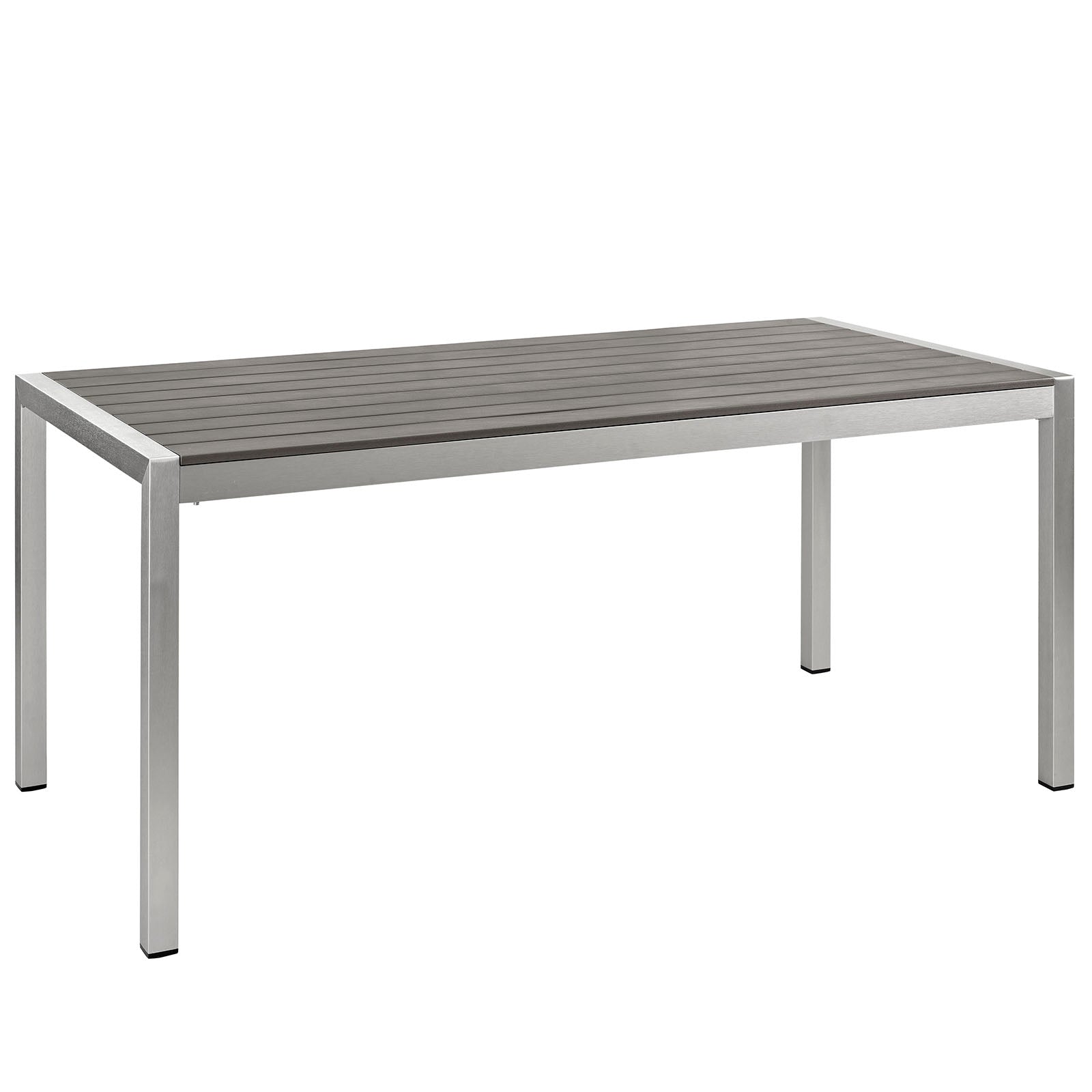 Shore Outdoor Patio Aluminum Dining Table - East Shore Modern Home Furnishings