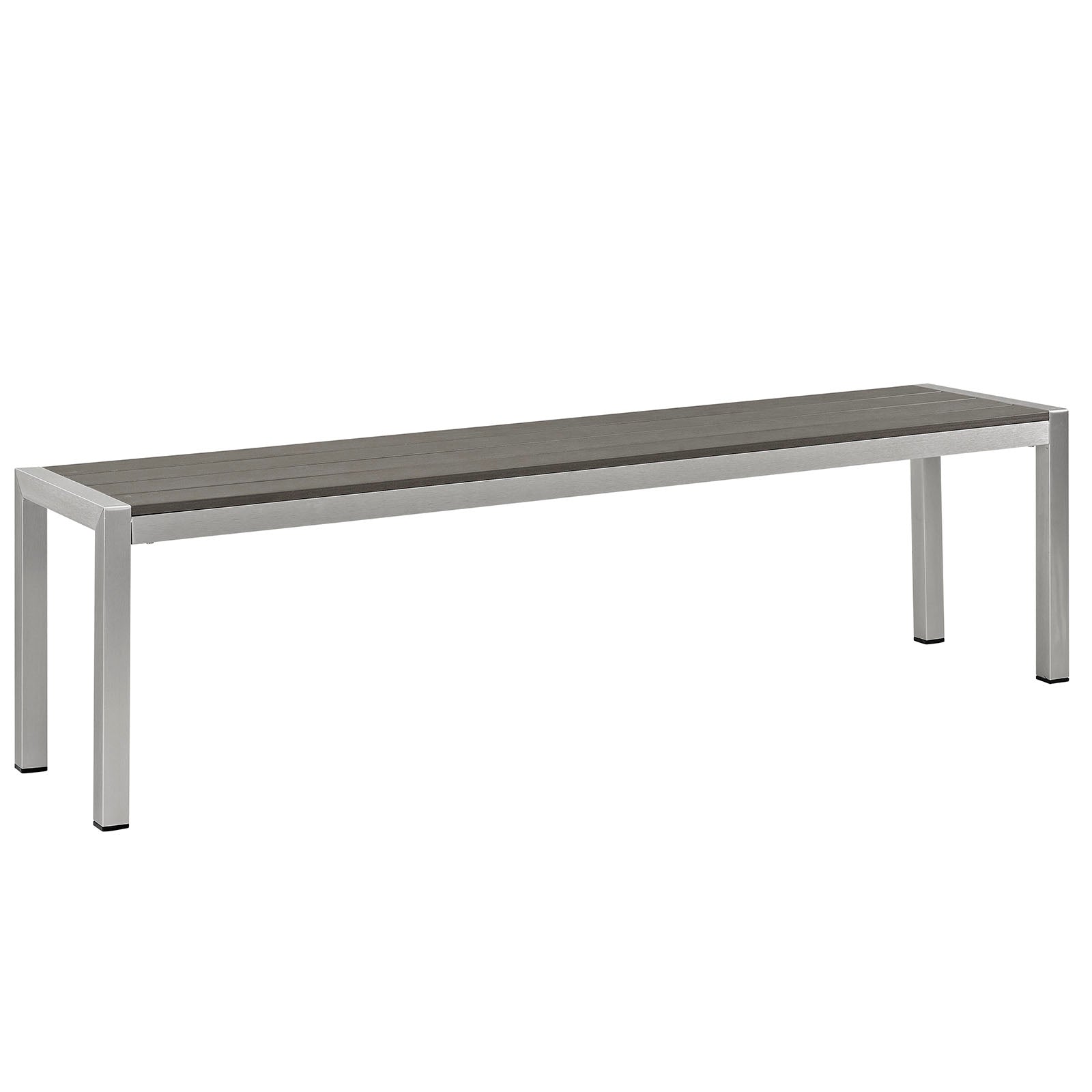 Shore Outdoor Patio Aluminum Bench - East Shore Modern Home Furnishings
