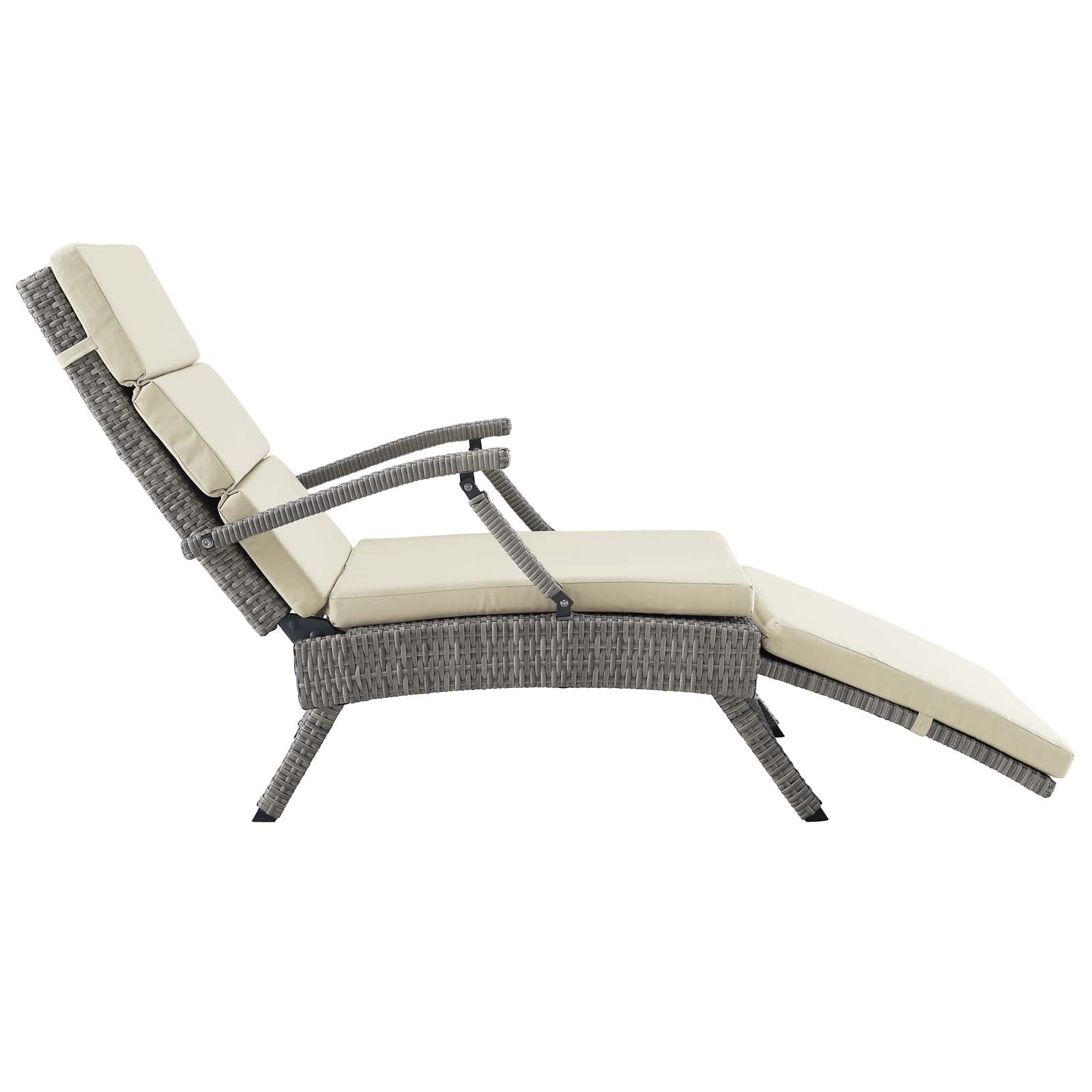 Envisage Chaise Outdoor Patio Wicker Rattan Lounge Chair - East Shore Modern Home Furnishings